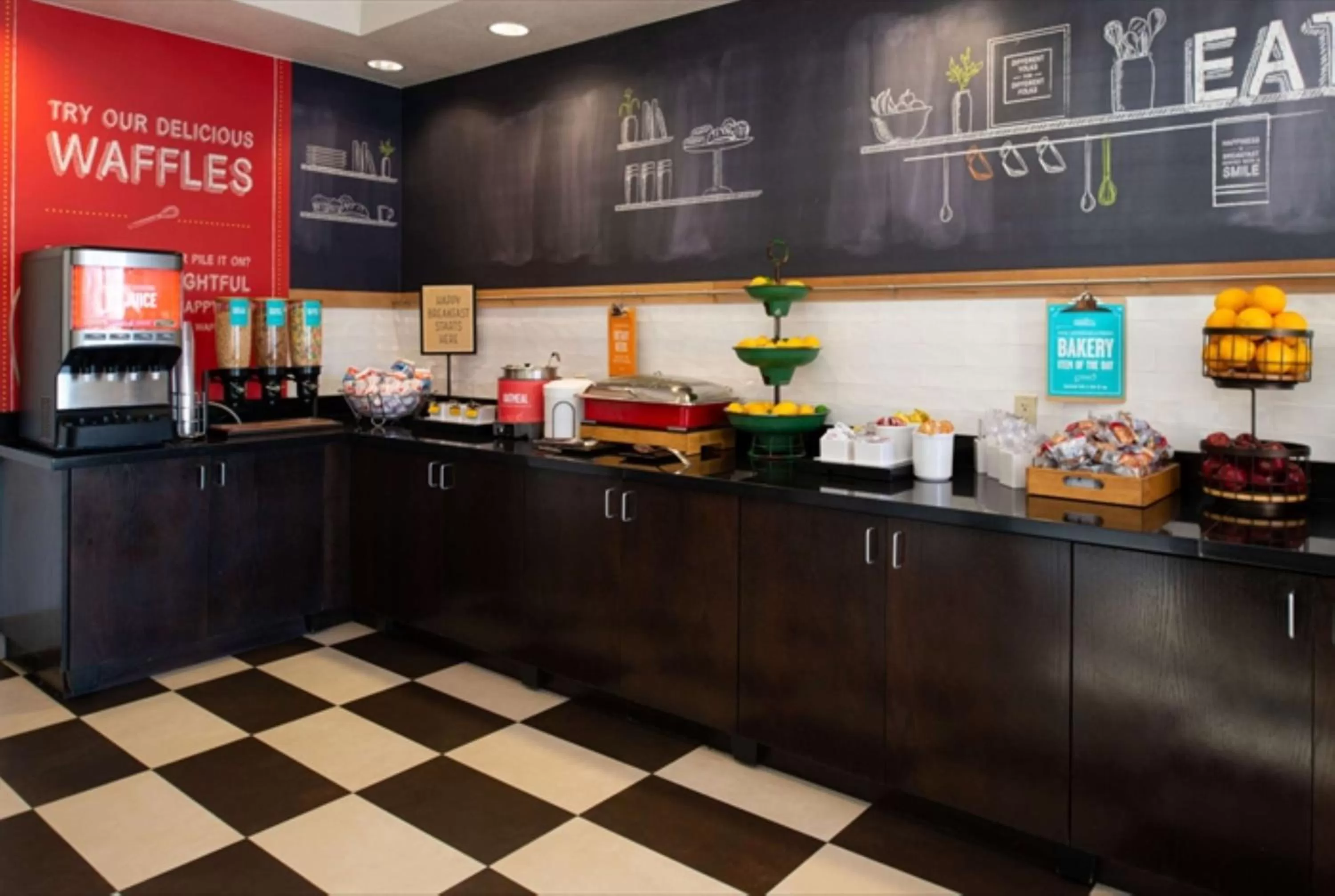 Breakfast in Hampton Inn Glenwood Springs