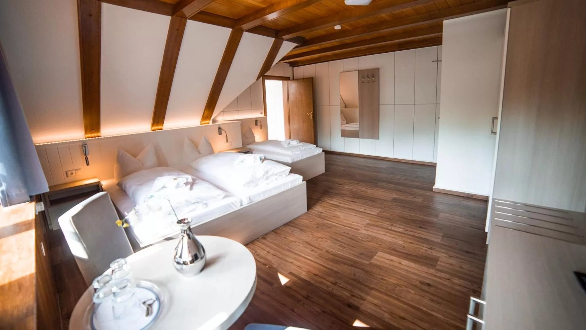 Bed in Gasthaus Zur Fähre