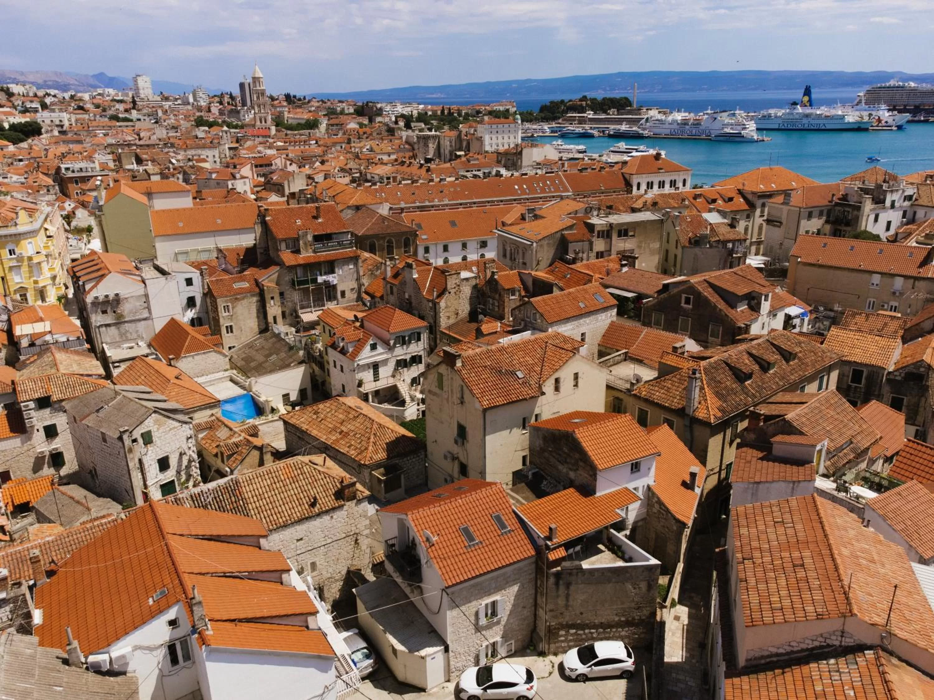 Bird's eye view in Heritage Rooms Split Olympic Dream