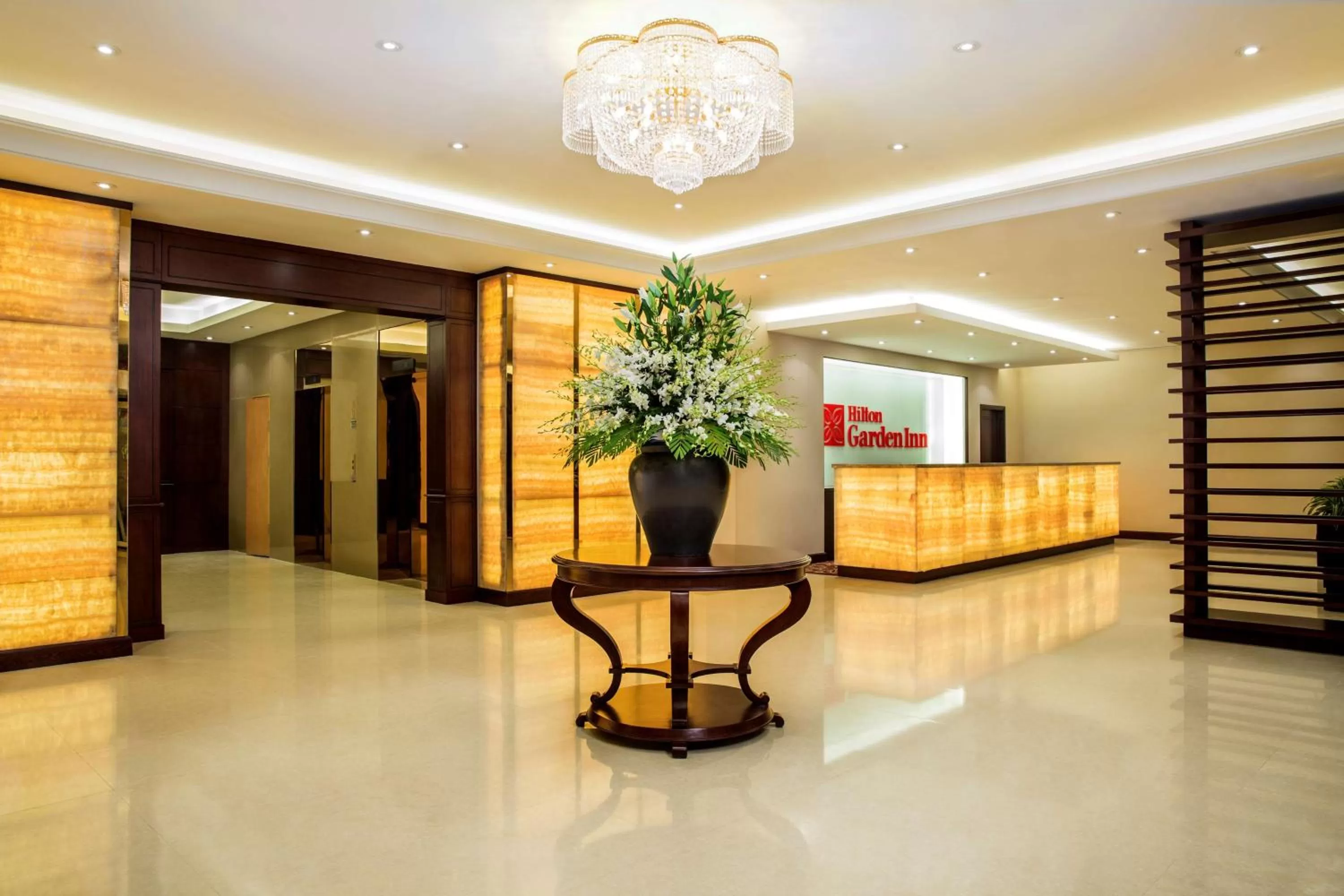 Lobby or reception in Hilton Garden Inn Hanoi