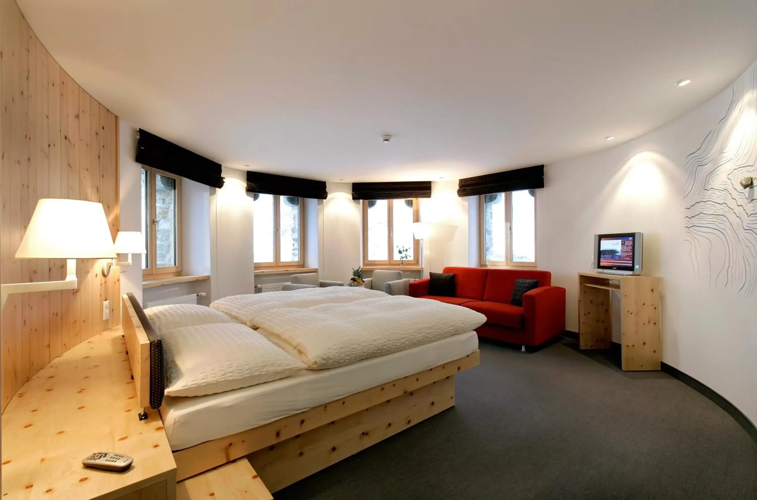 Bedroom, Bed in 3100 Kulmhotel Gornergrat