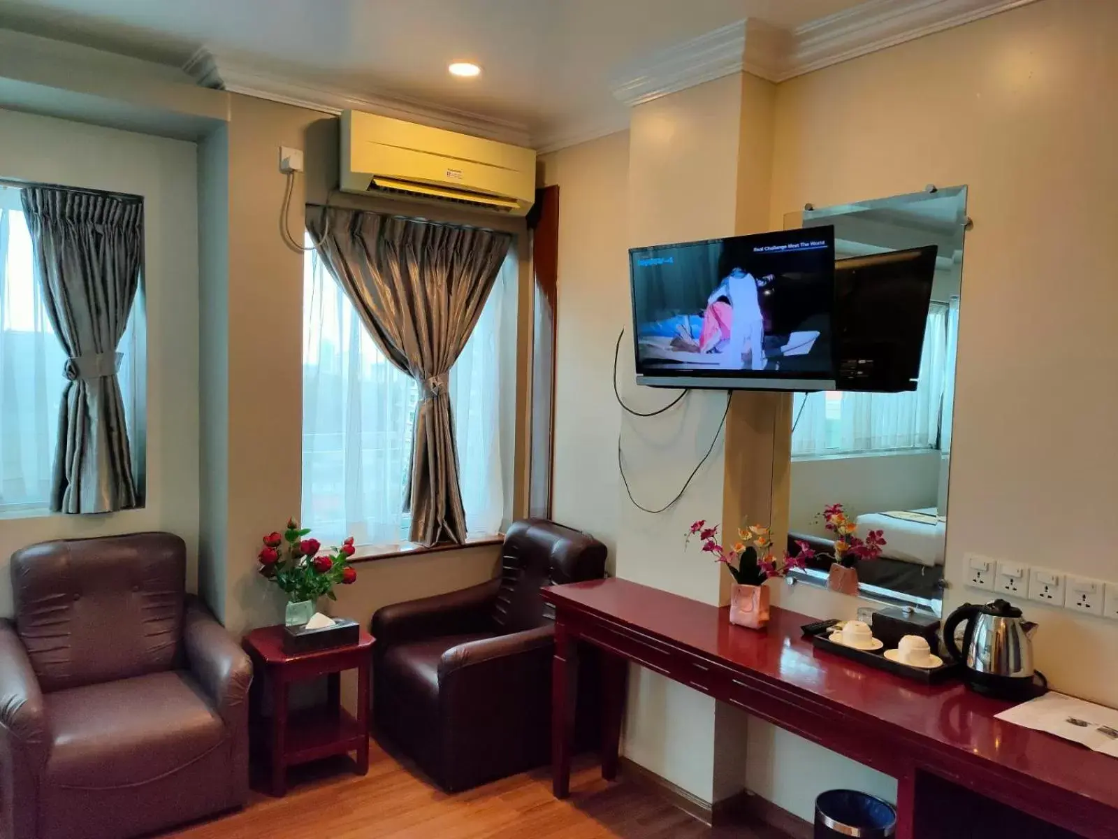TV/Entertainment Center in Hotel Grand United - Ahlone Branch