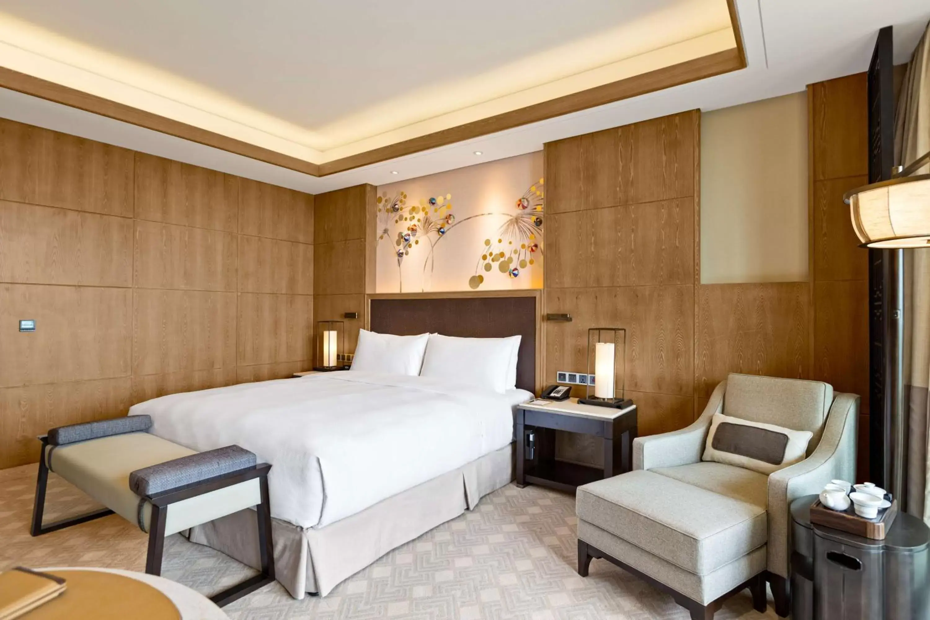 Bed in Hilton Dali Resort & Spa Bed in Hilton Dali Resort & Spa