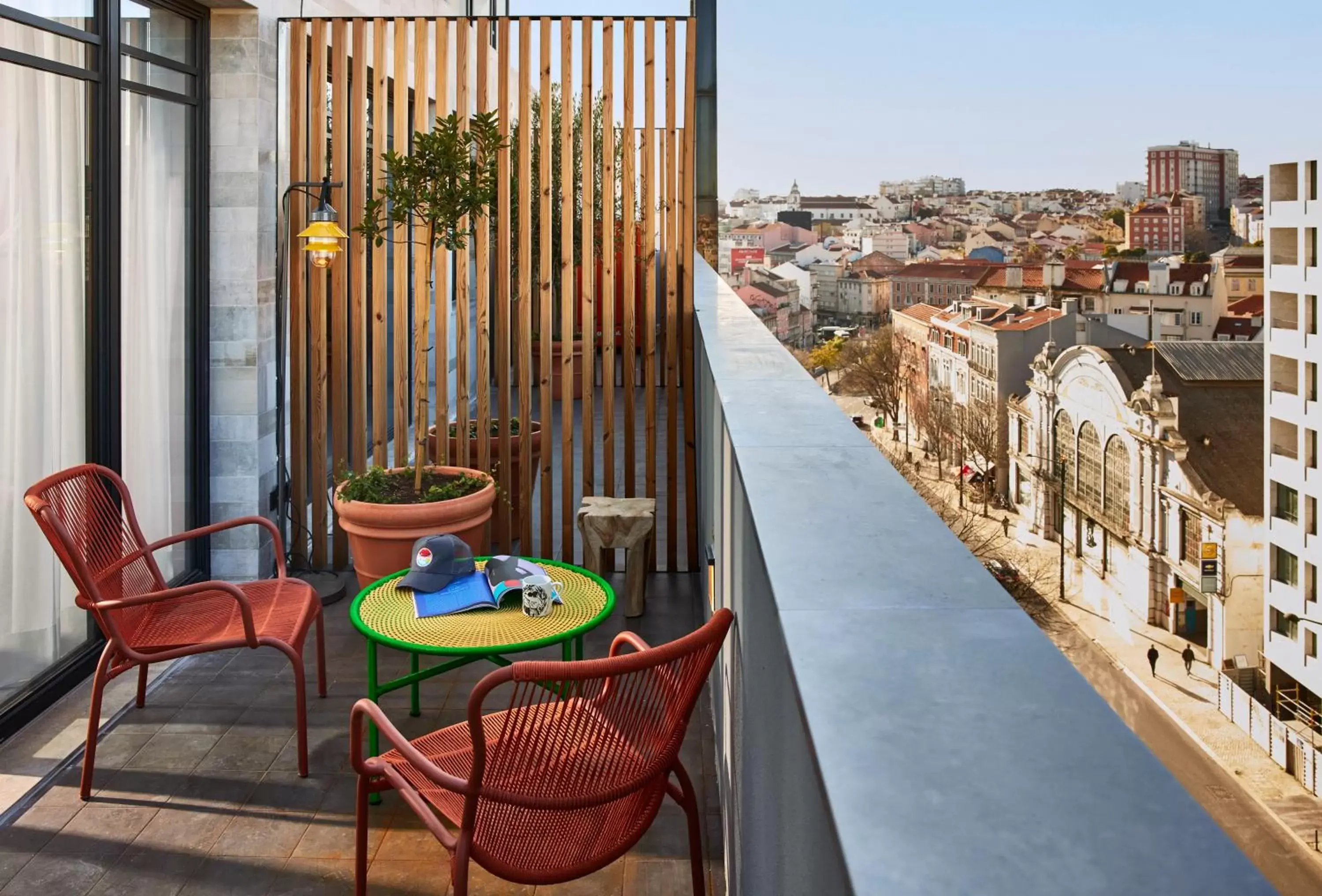 Balcony/Terrace in Mama Shelter Lisboa
