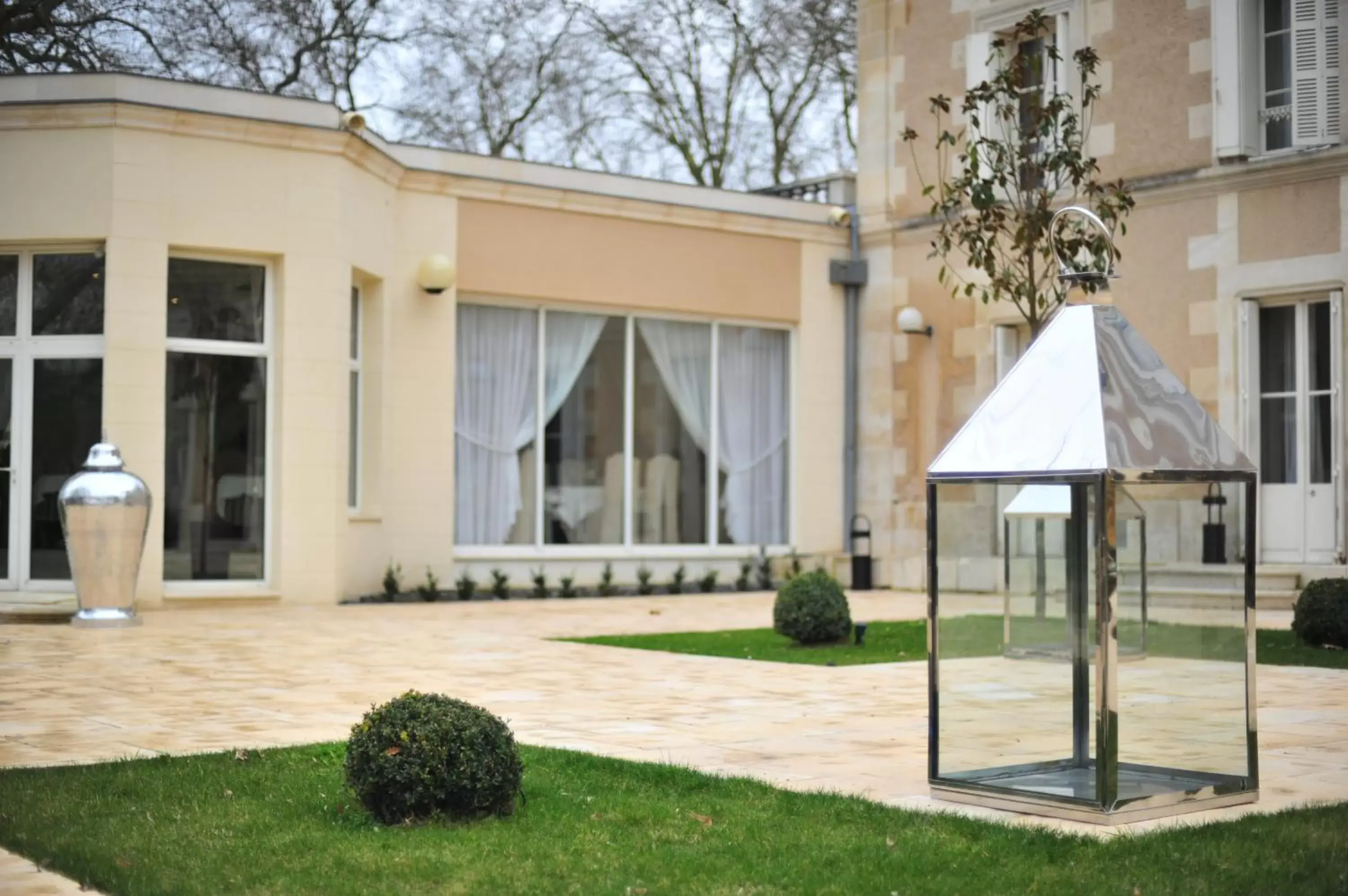 Patio, Property Building in Chateau du Clos de la Ribaudiere