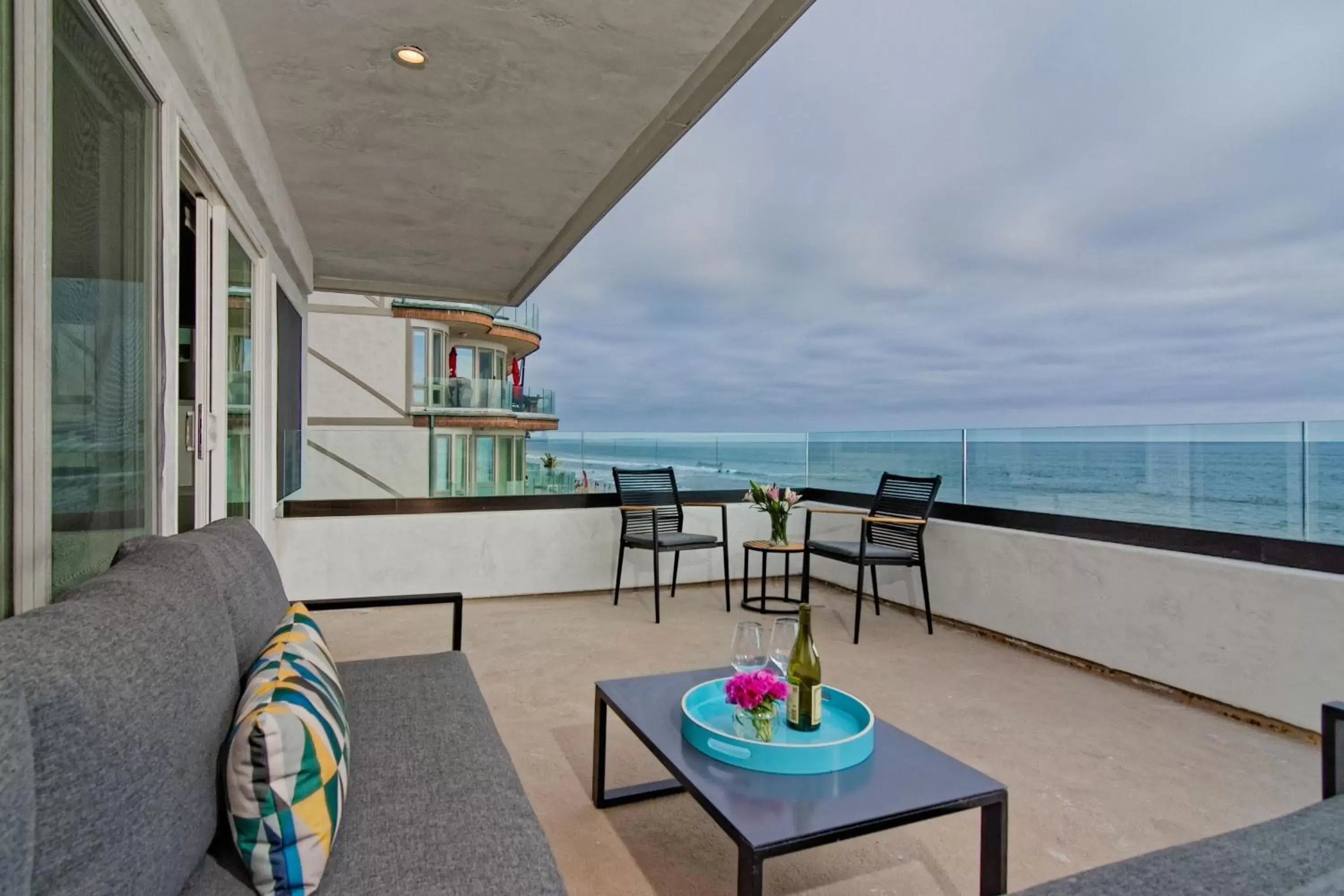 Balcony/Terrace in Ocean Villas Beach Front