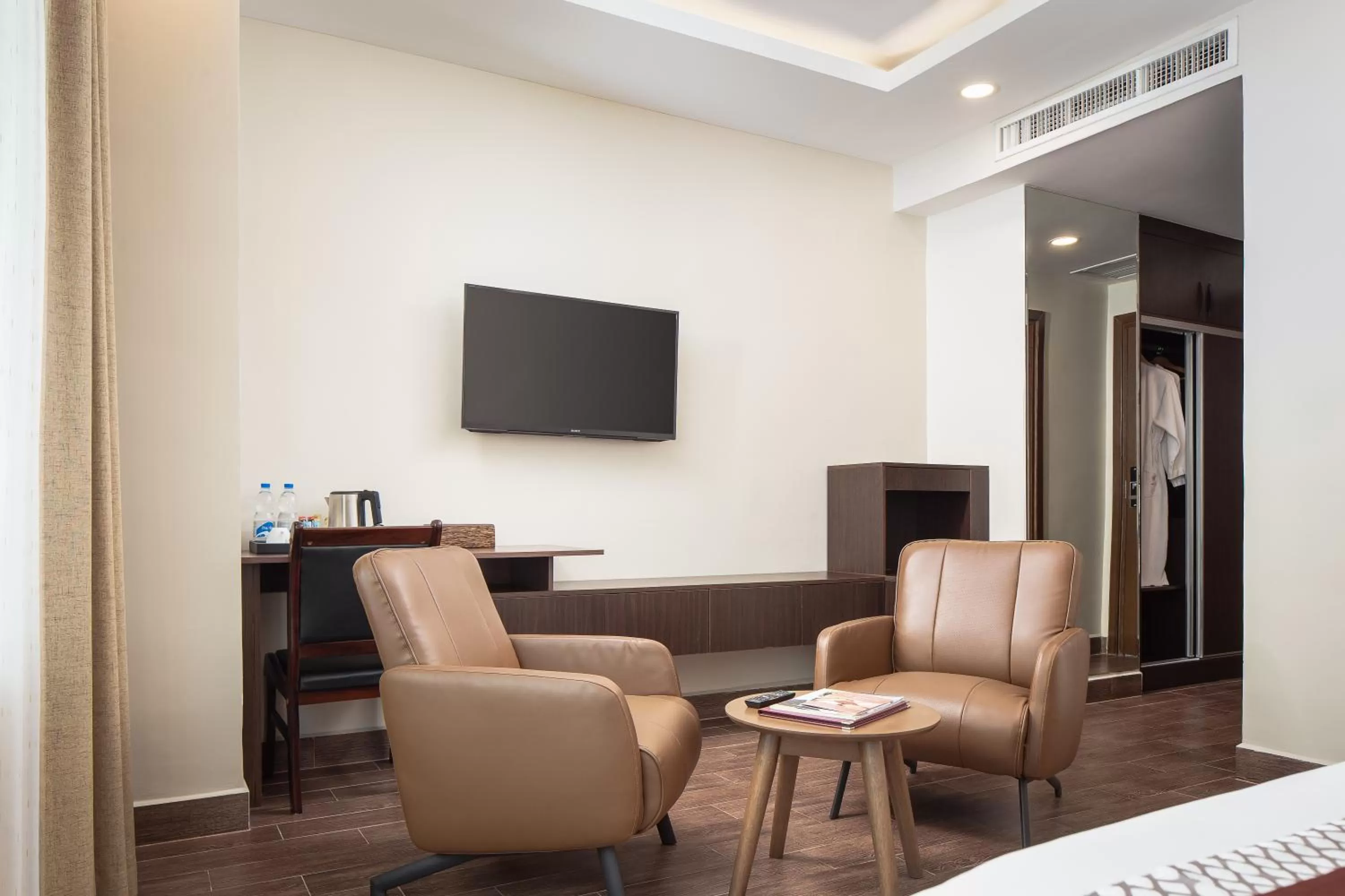 Seating area in HM Grand Central Hotel