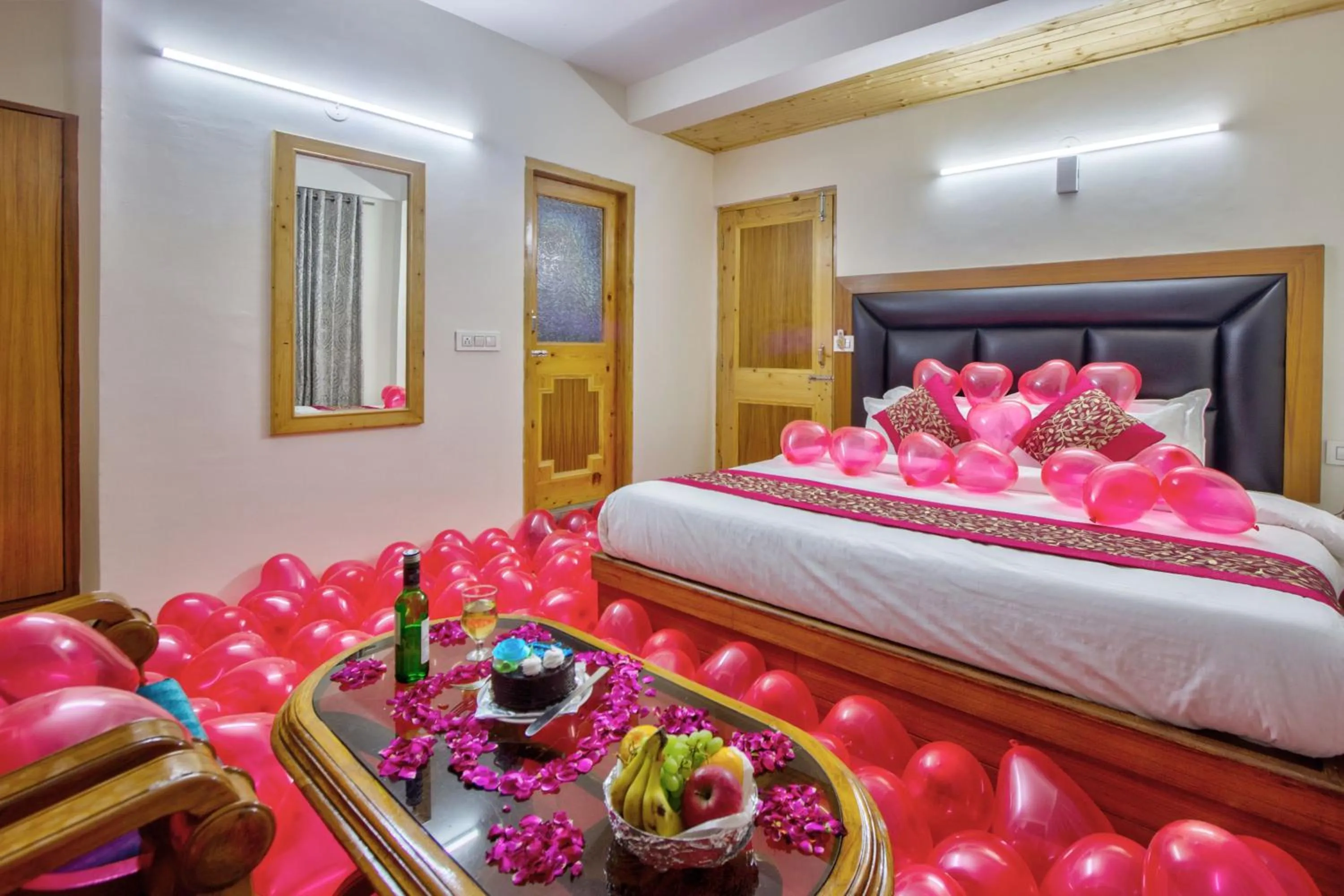 Bed in Thrill Nature Cottage