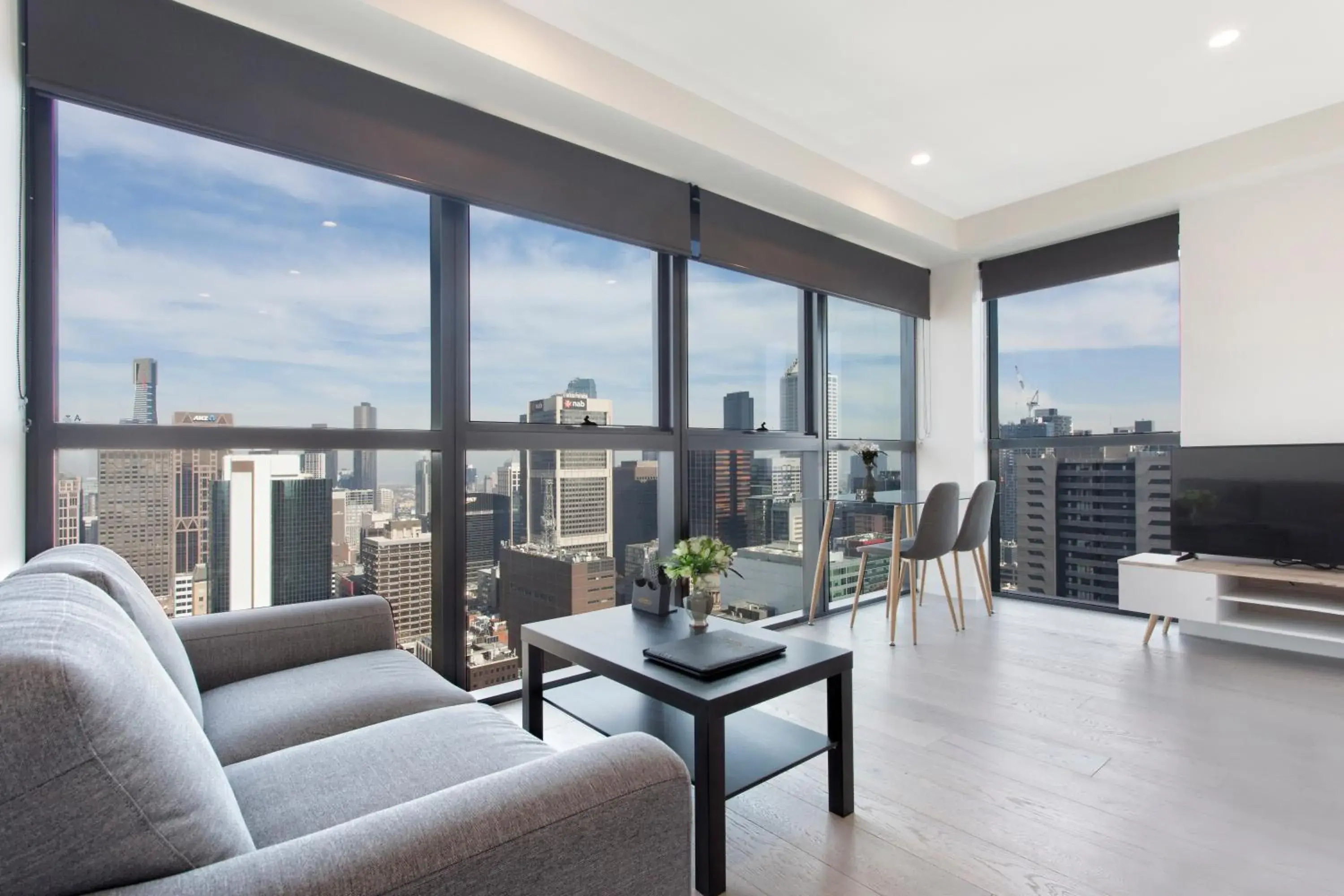 Living room in Platinum City Serviced Apartments