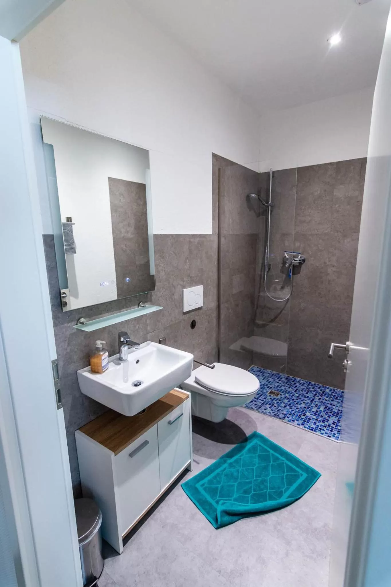 Bathroom in Gästehaus Jagsttal