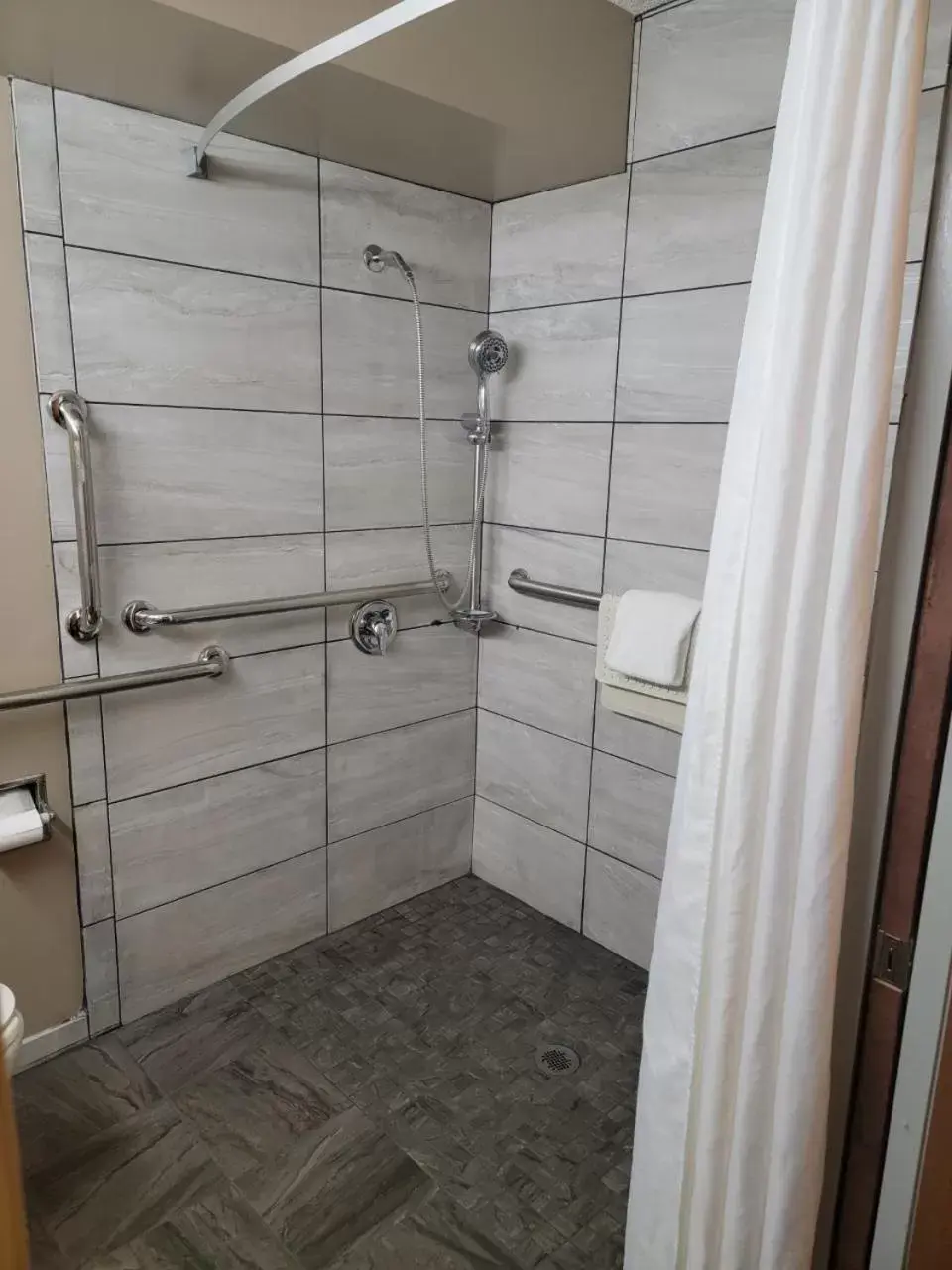 Shower, Bathroom in Ramada by Wyndham Angola/Fremont Area