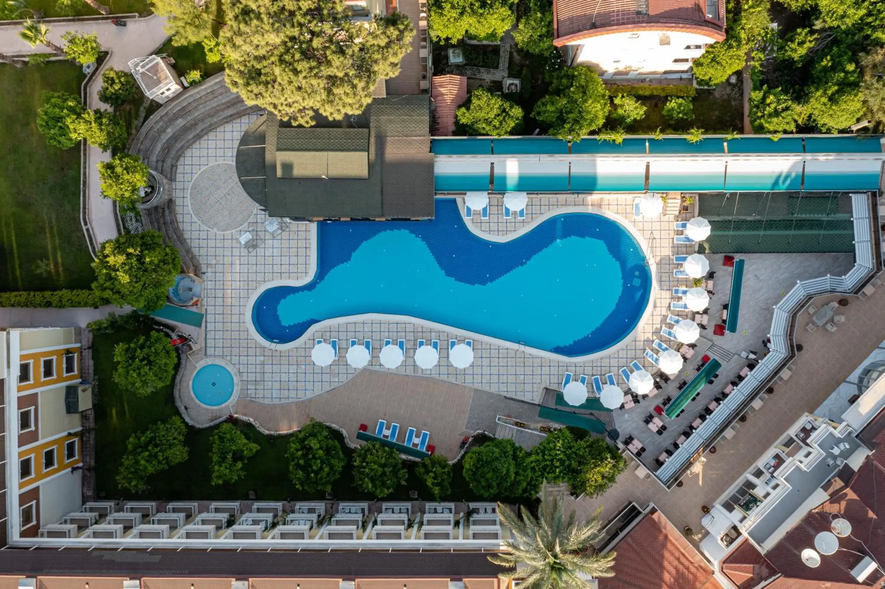 Bird's eye view, Pool View in Tu Casa Gelidonya Hotel