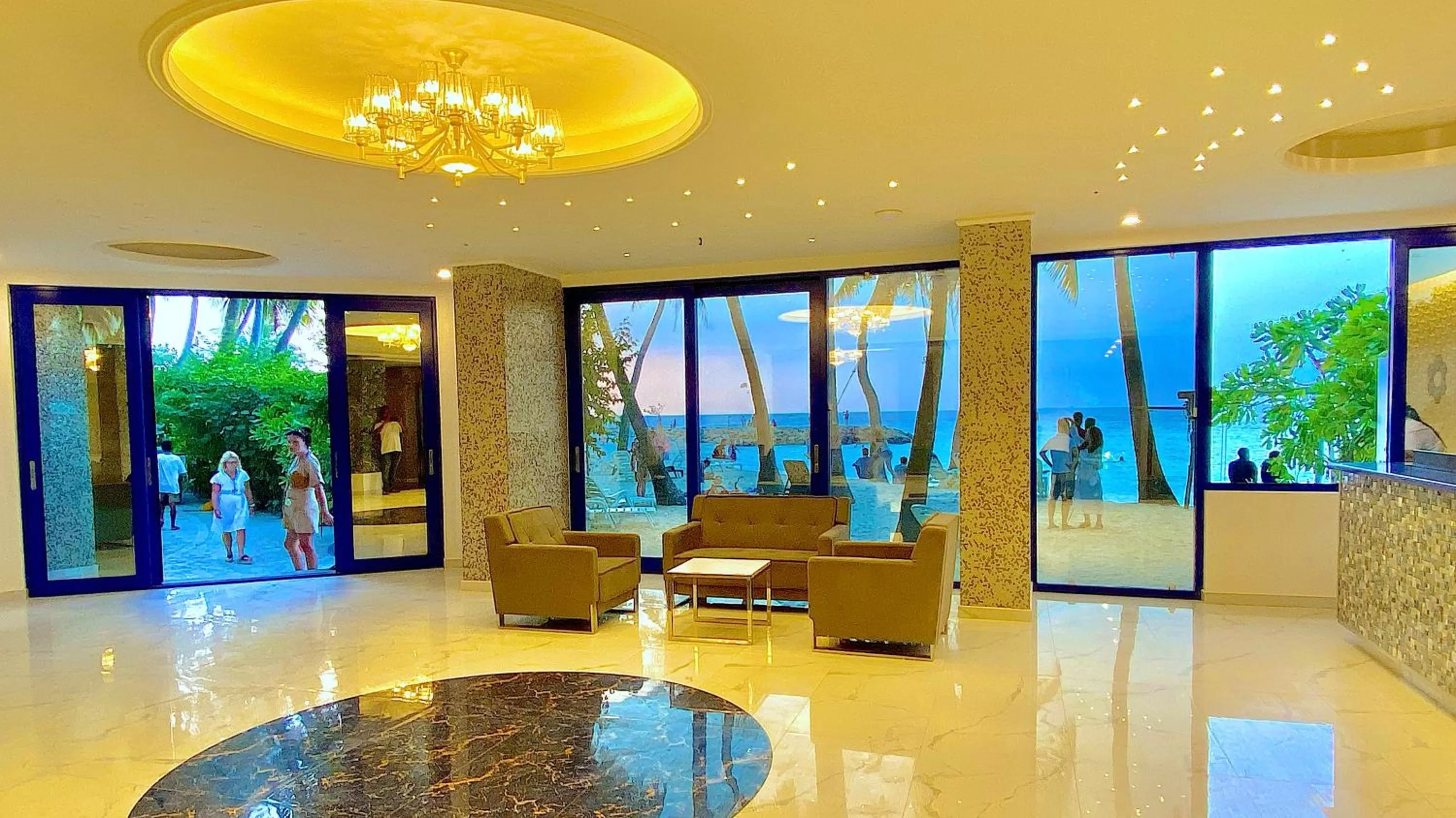 Lobby or reception in Kaani Palm Beach