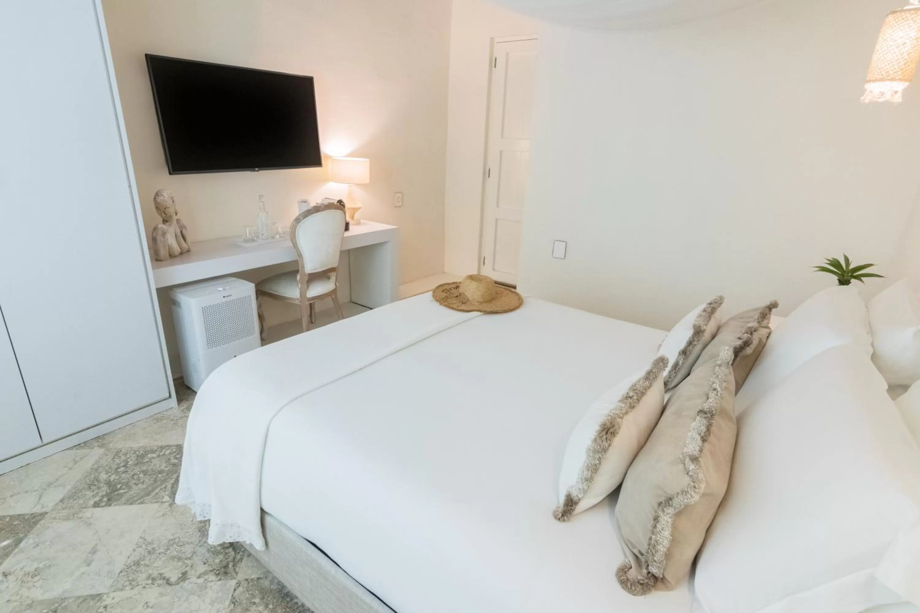 Bed in Casa Diluca Cartagena Hotel Boutique