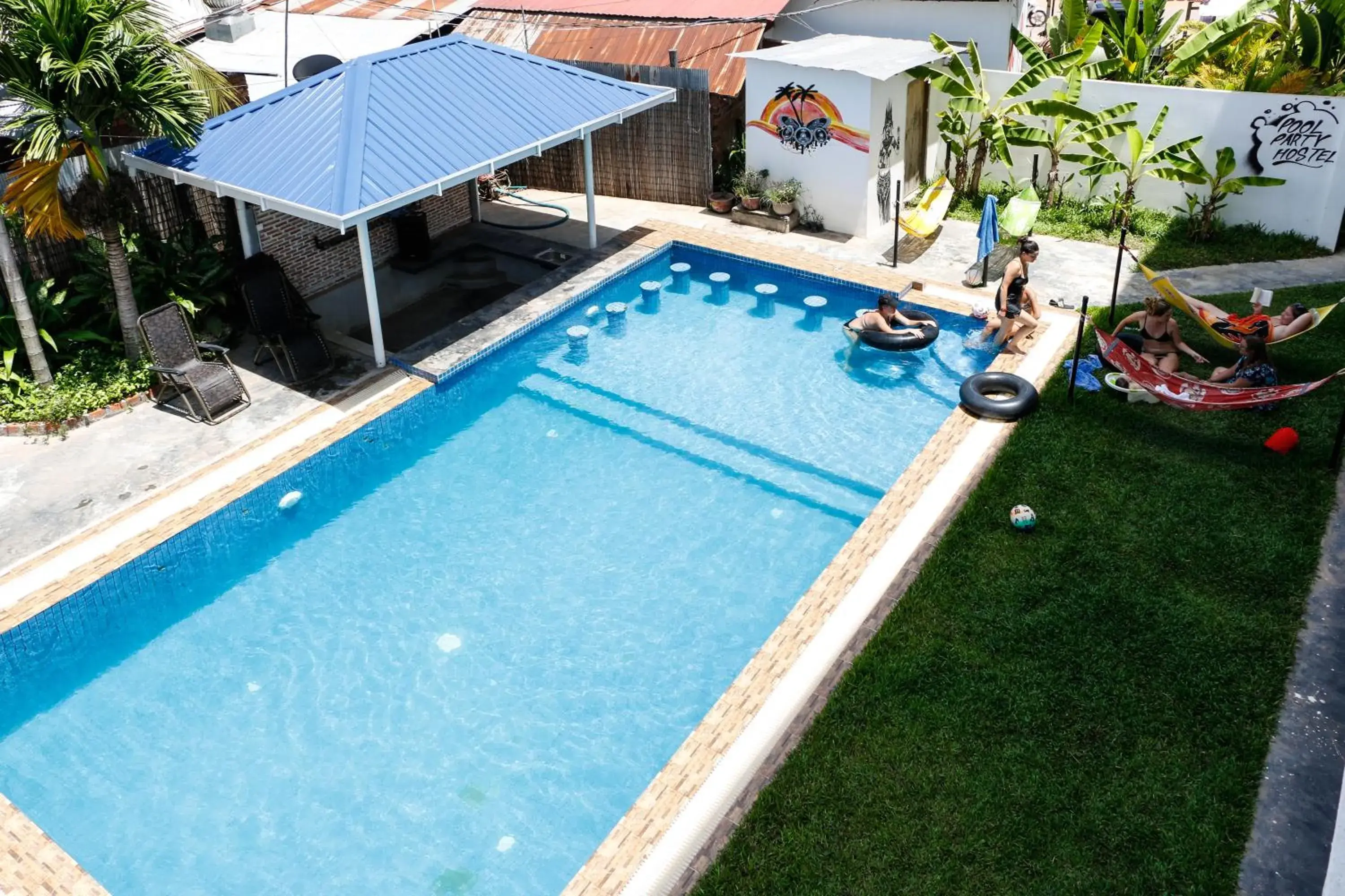 Swimming pool, Pool View in Pool Party Hostel