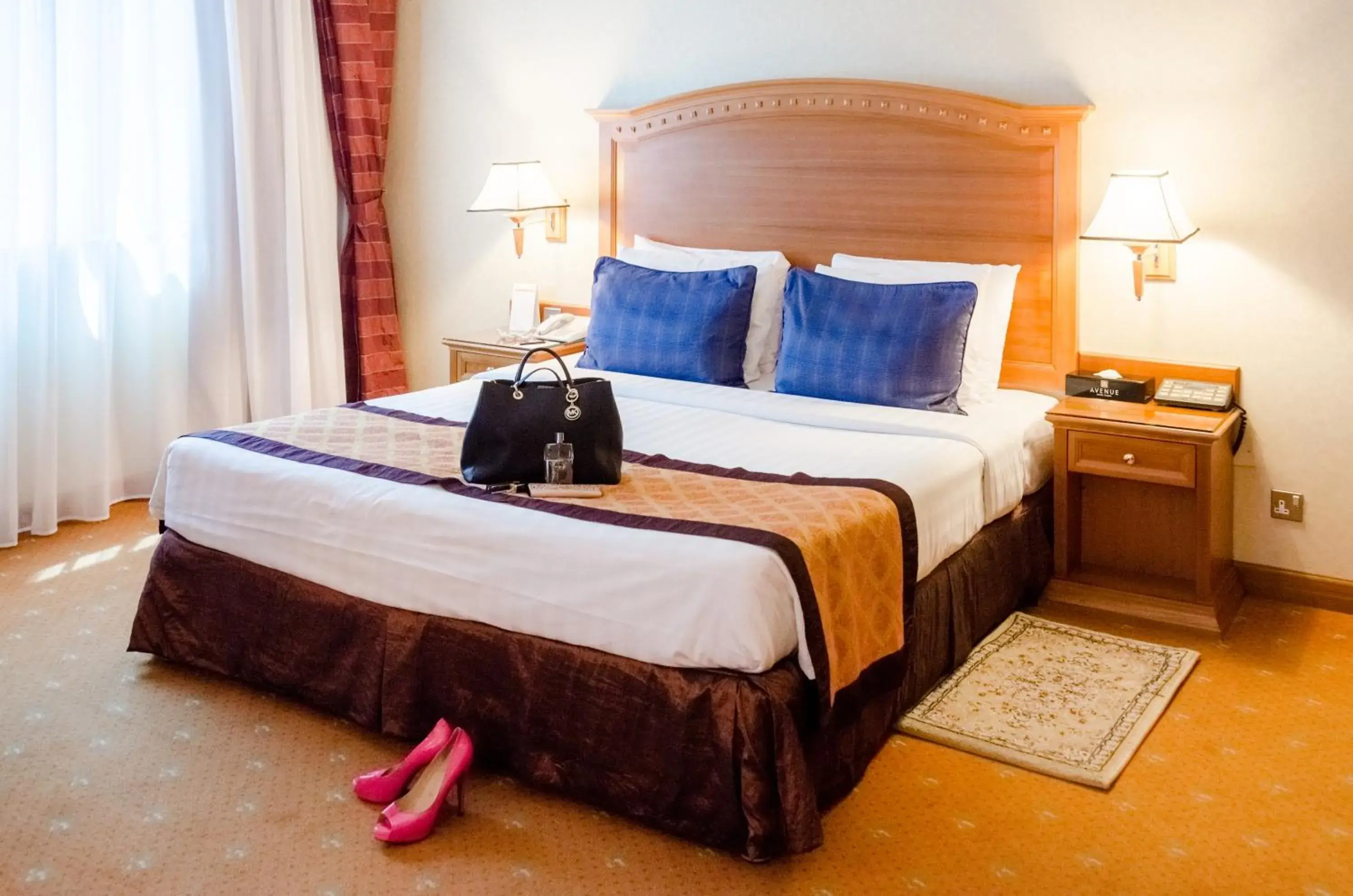 Bed in Avenue Hotel Dubai
