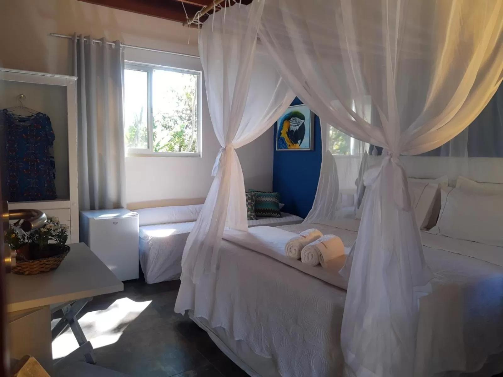 Bed in Magias de Paraty Ecopousada