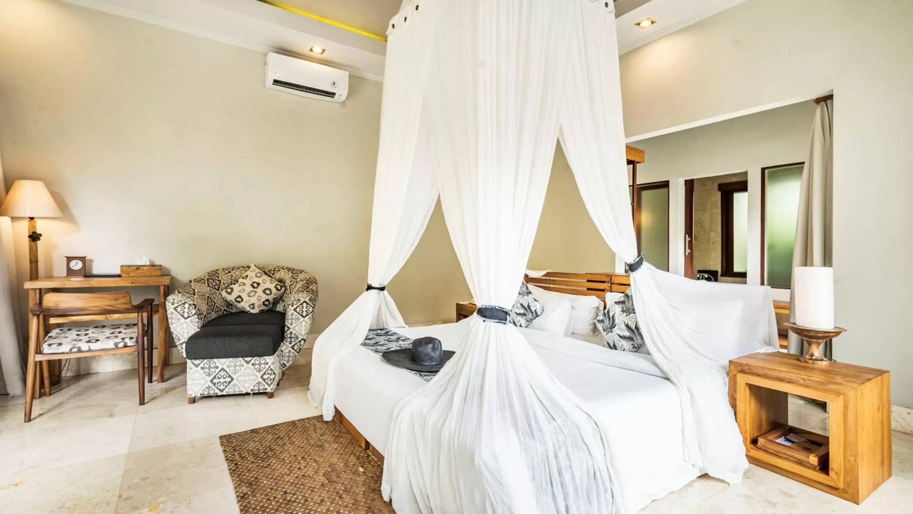 Bed in KajaNe Mua at Ubud Bali