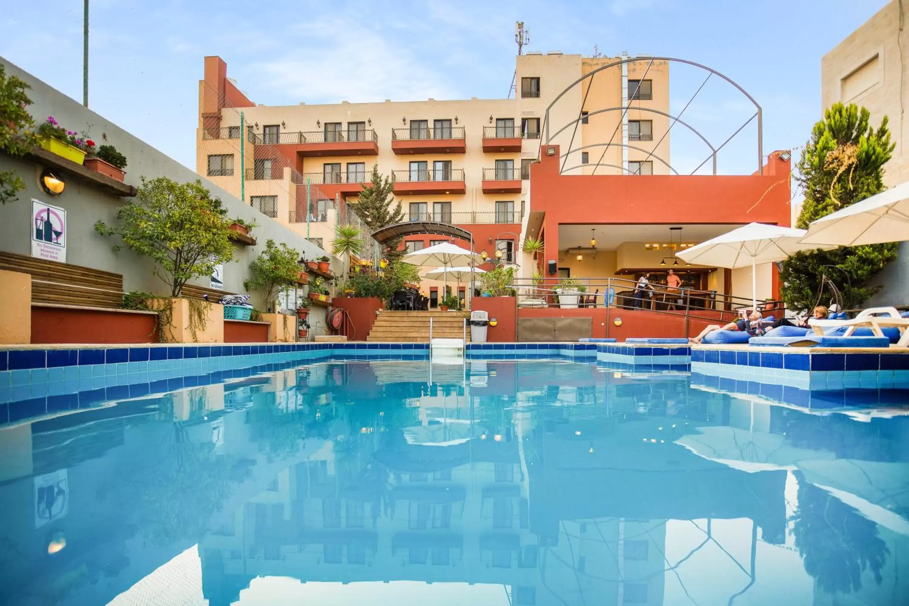 Property building in Grand Hotel Madaba Property building in Grand Hotel Madaba