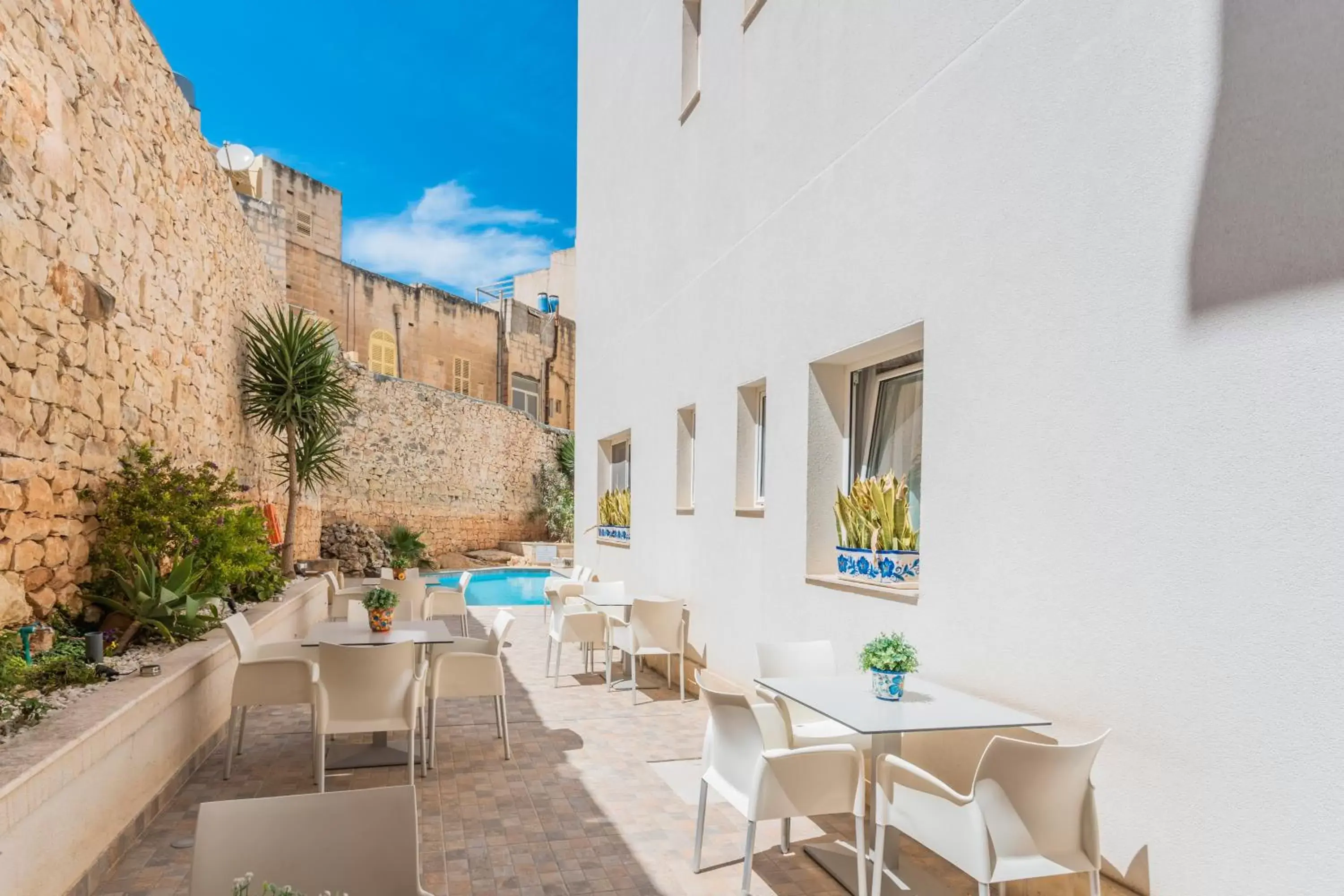 Patio, Restaurant/Places to Eat in Palazzo Violetta Boutique Hotel