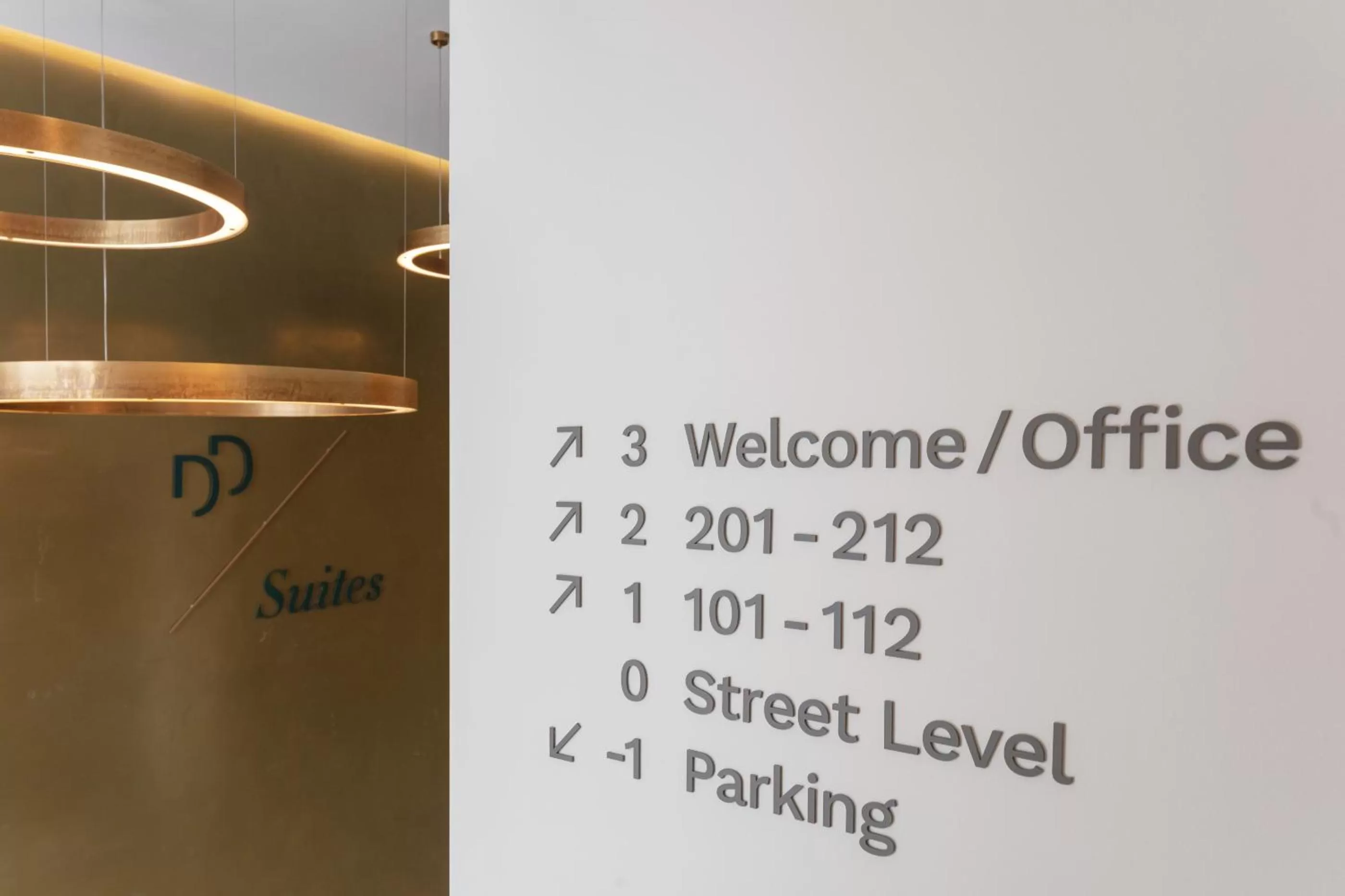 Decorative detail in DD Suites Serviced Apartments