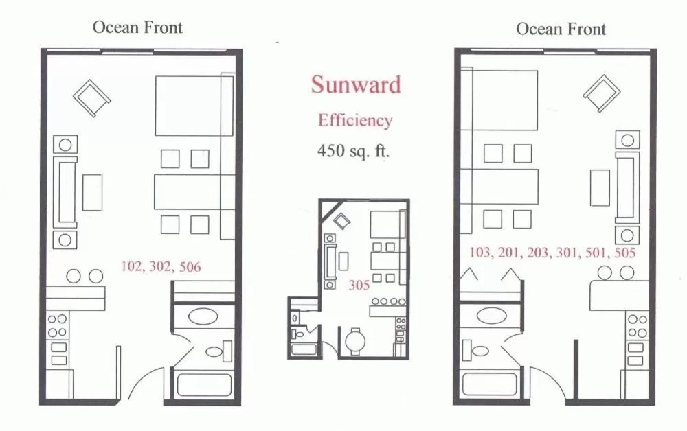 Floor plan in Sea Club IV Resort