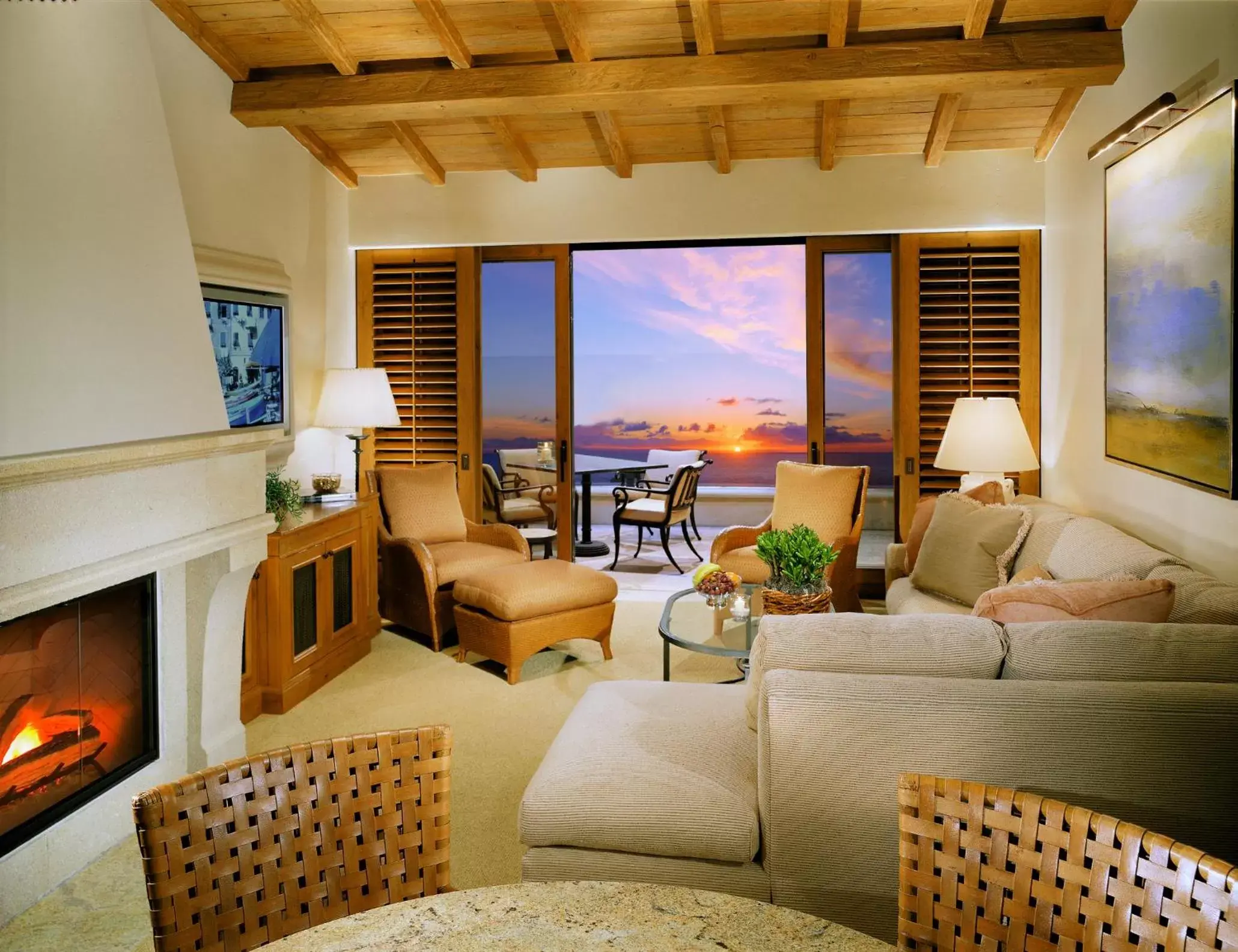 Living room, Seating Area in Resort at Pelican Hill