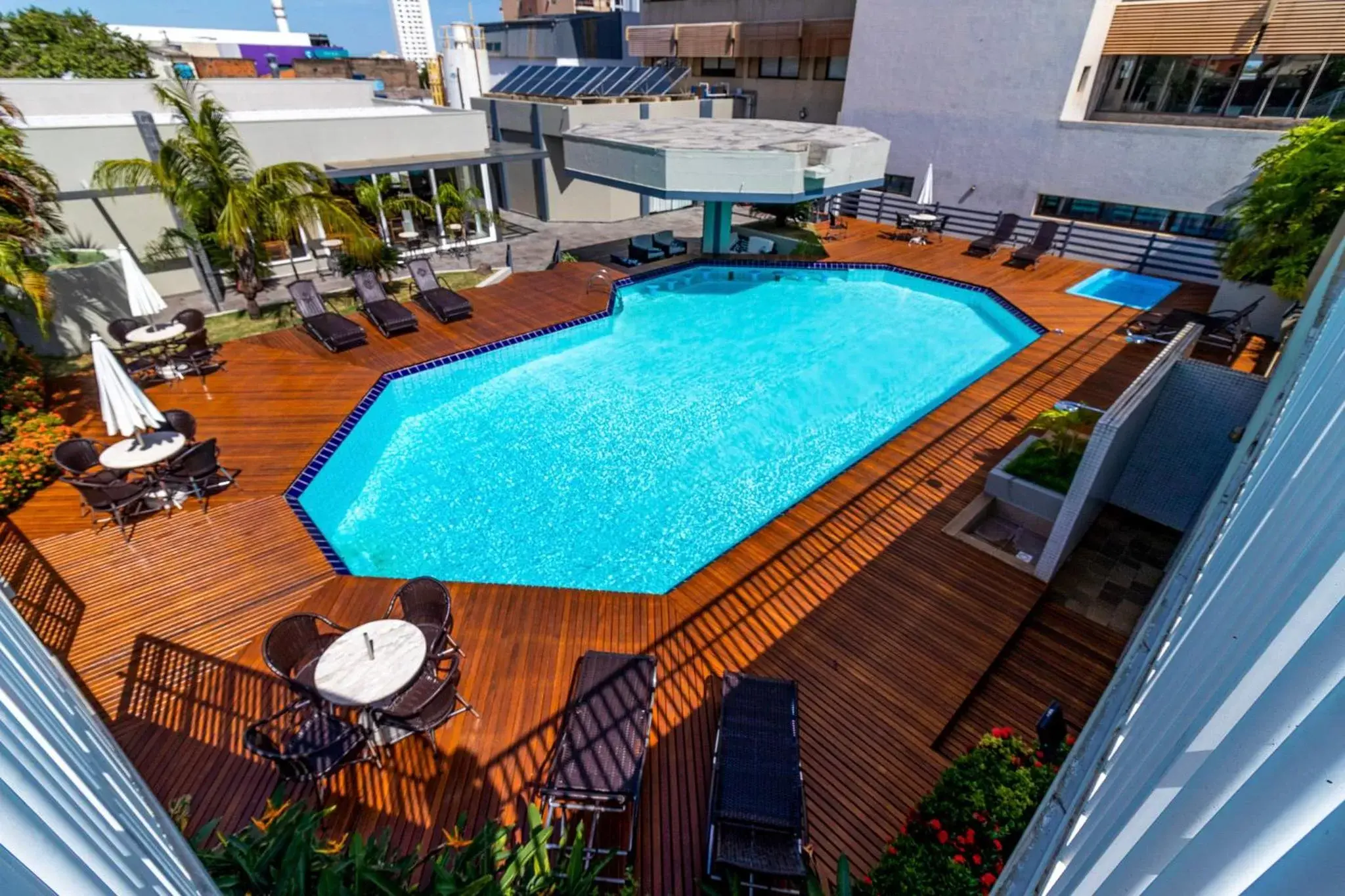 Pool View in Hotel Deville Prime Cuiabá