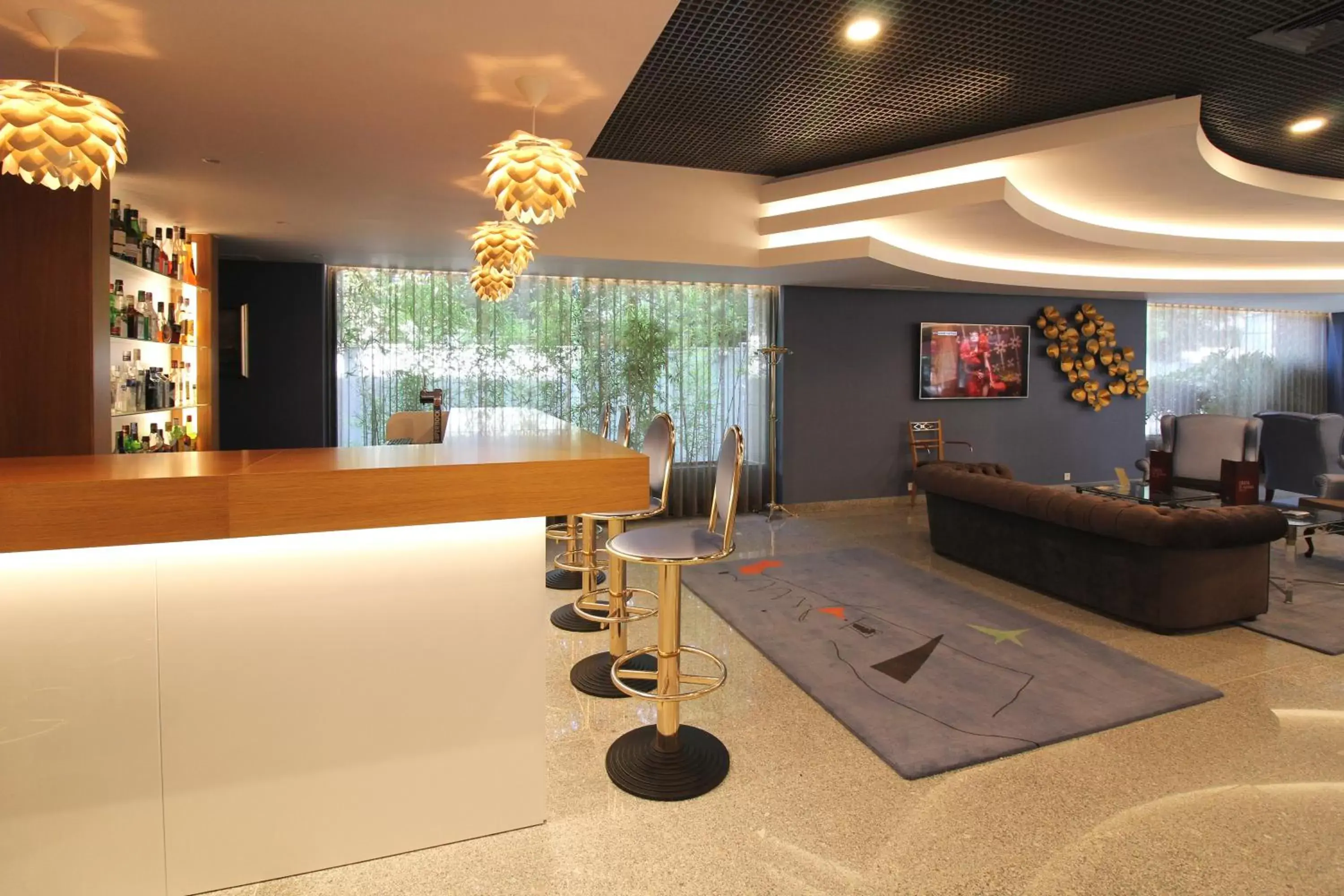 Lounge or bar, Lobby/Reception in Hotel 3K Barcelona
