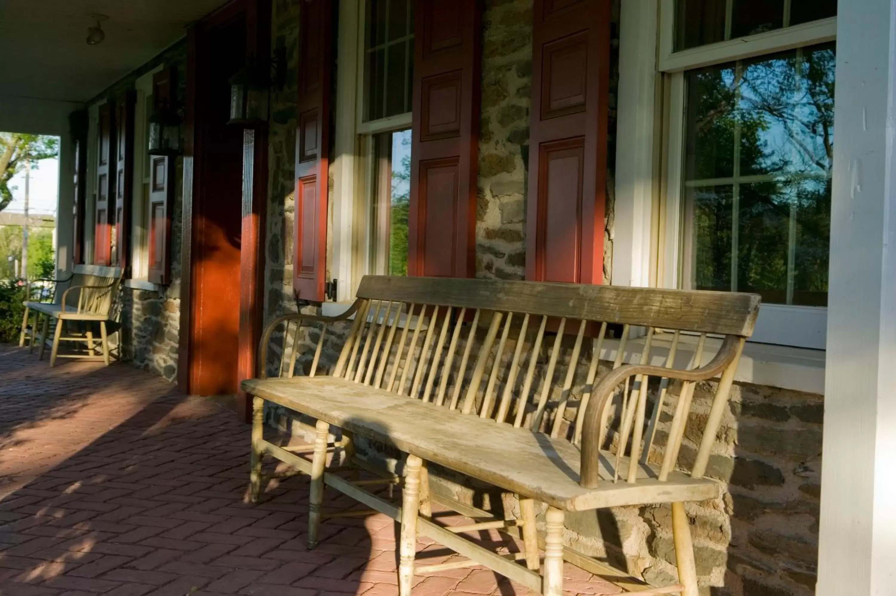 Patio in Joseph Ambler Inn