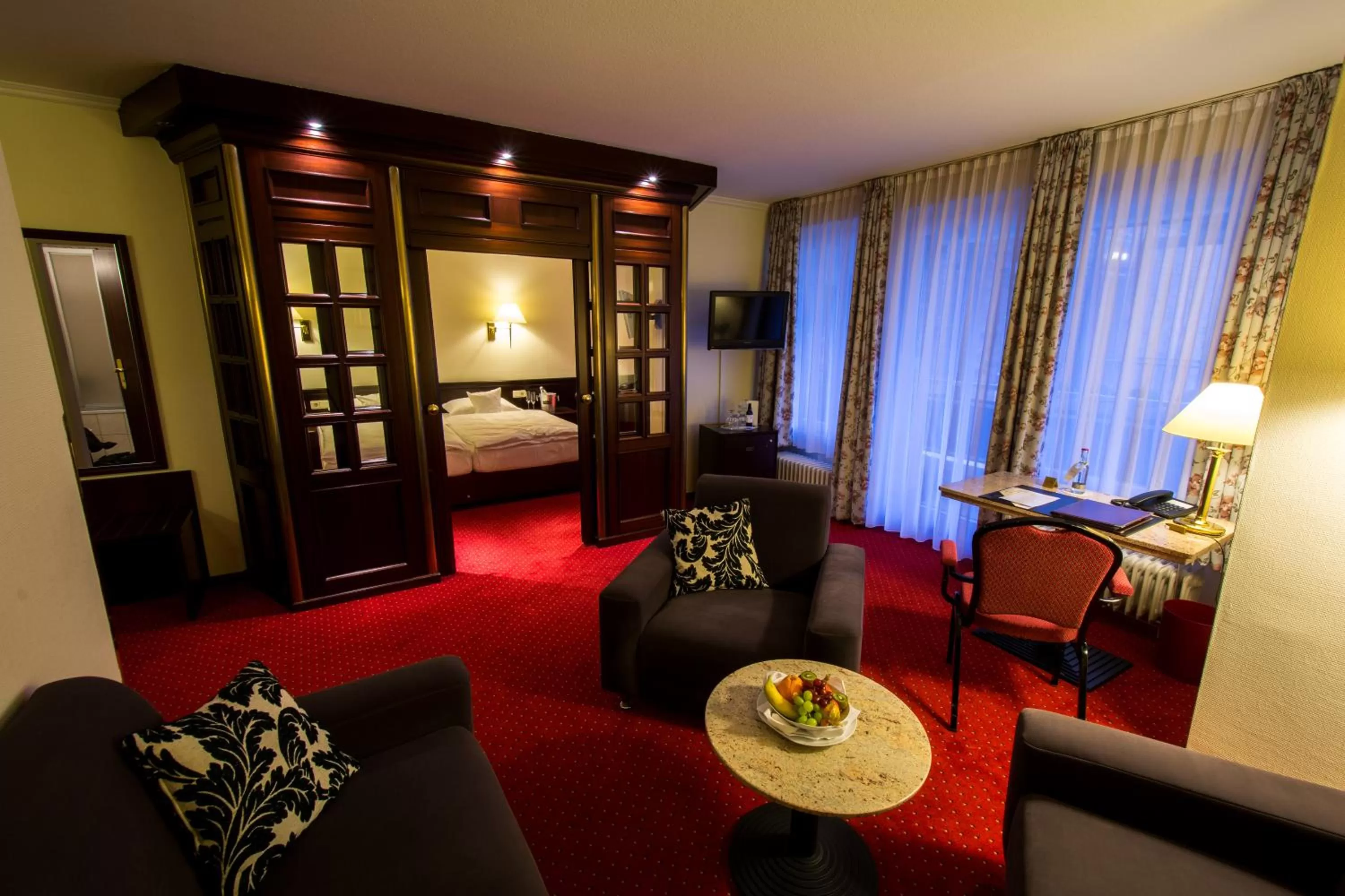 Decorative detail, Bed in Sachsenwald Hotel Reinbek