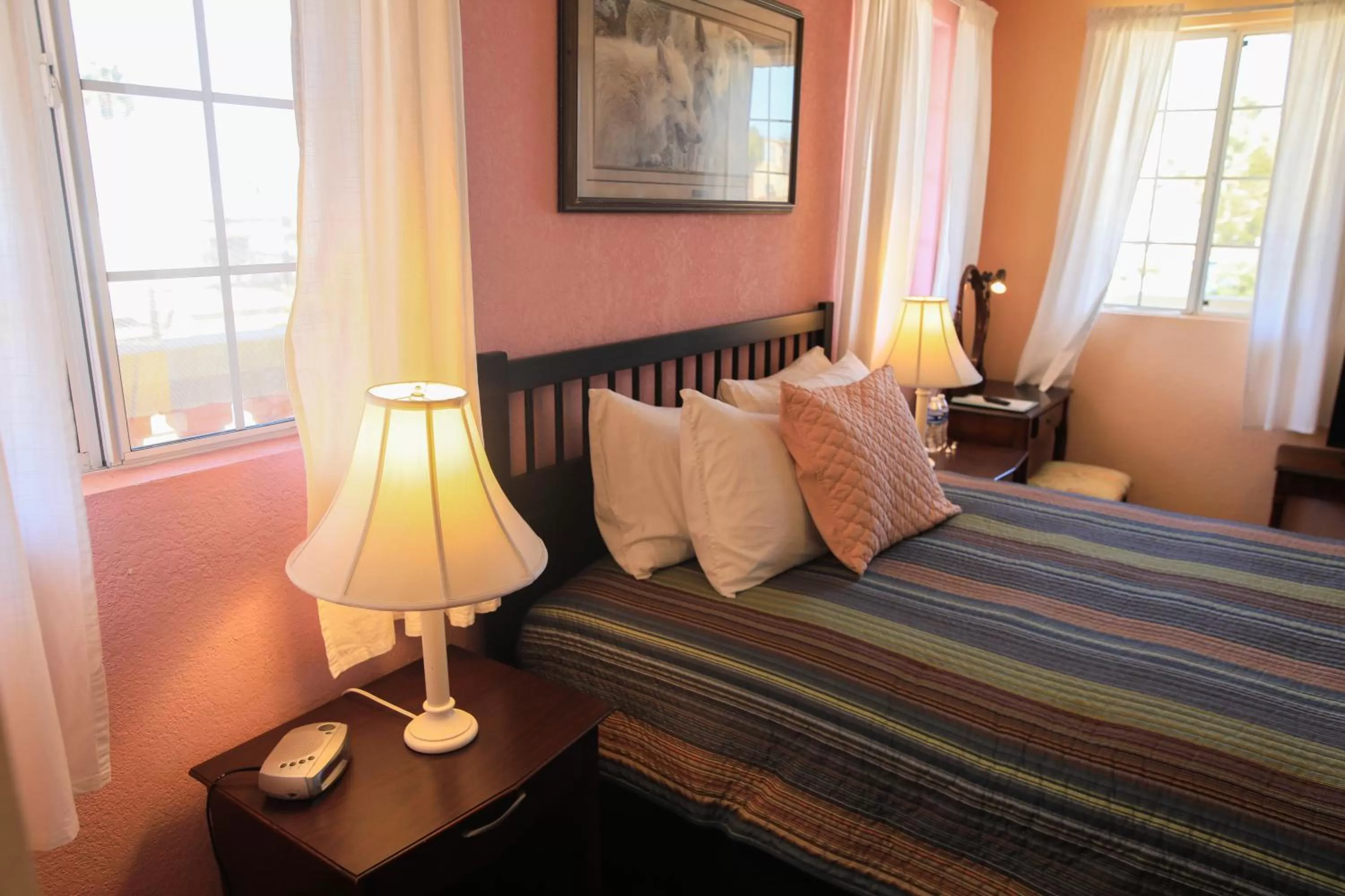 Bed in Playa Hermosa Inn at the beach