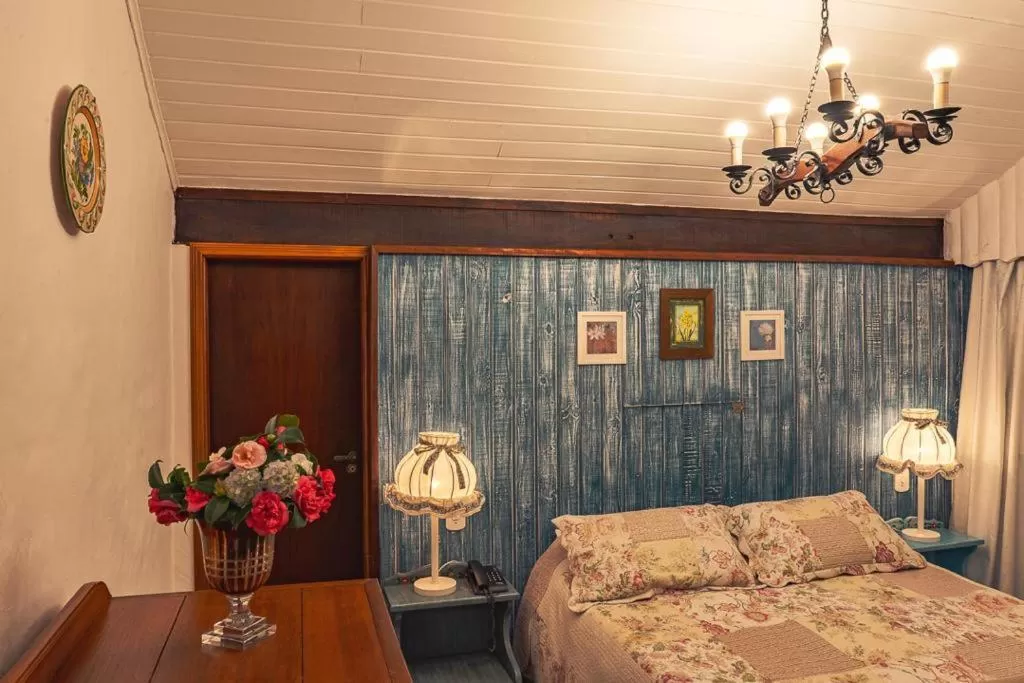 Bed in Hotel Meissner Hof