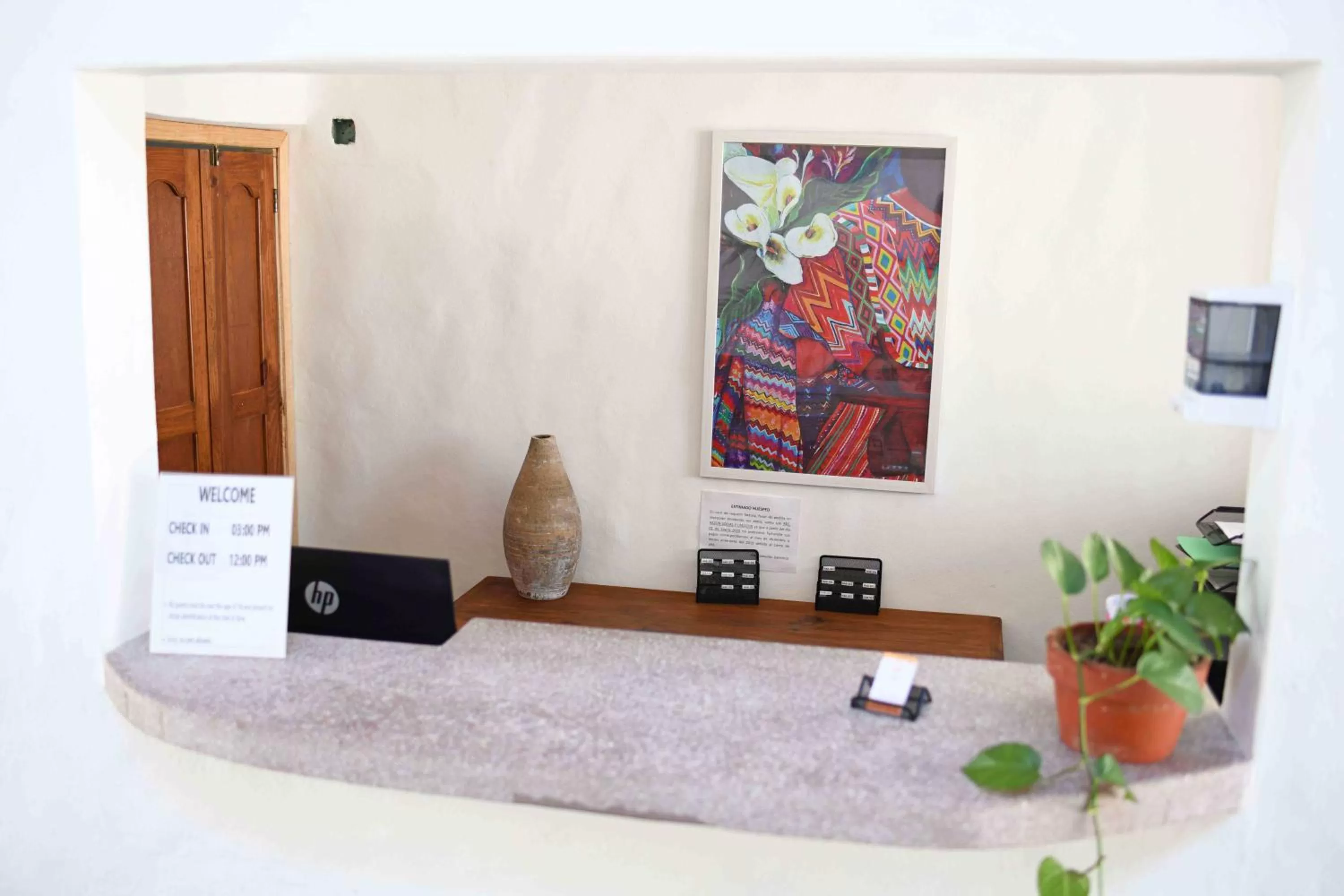 Lobby or reception in Petit Hotel Pilitas