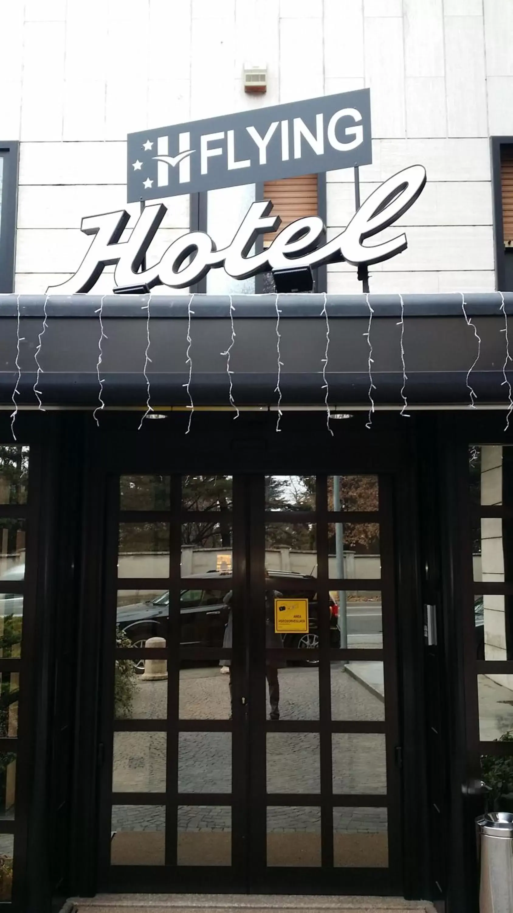 Facade/entrance in Flying Hotel