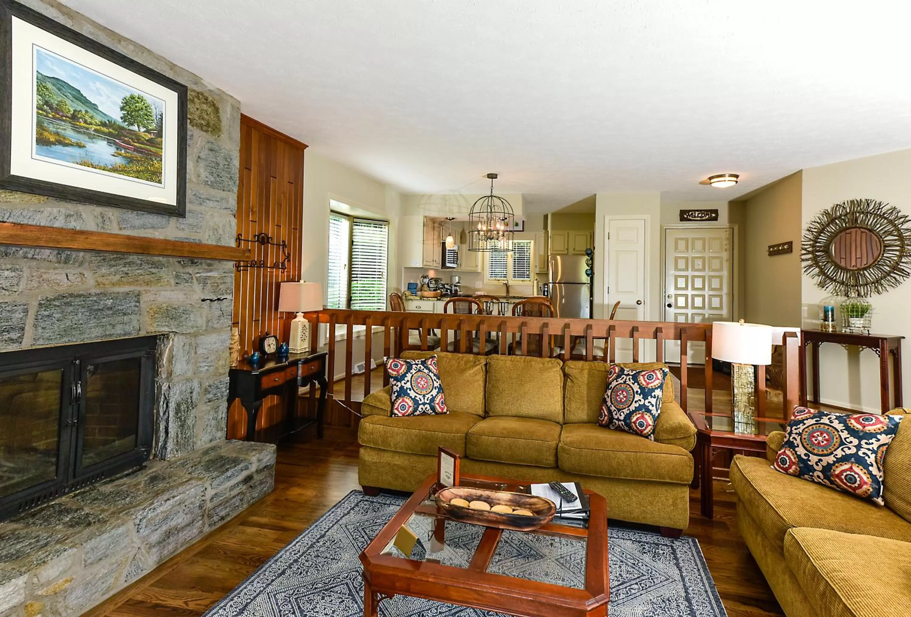 Living room, Seating Area in Chetola Resort Condominiums