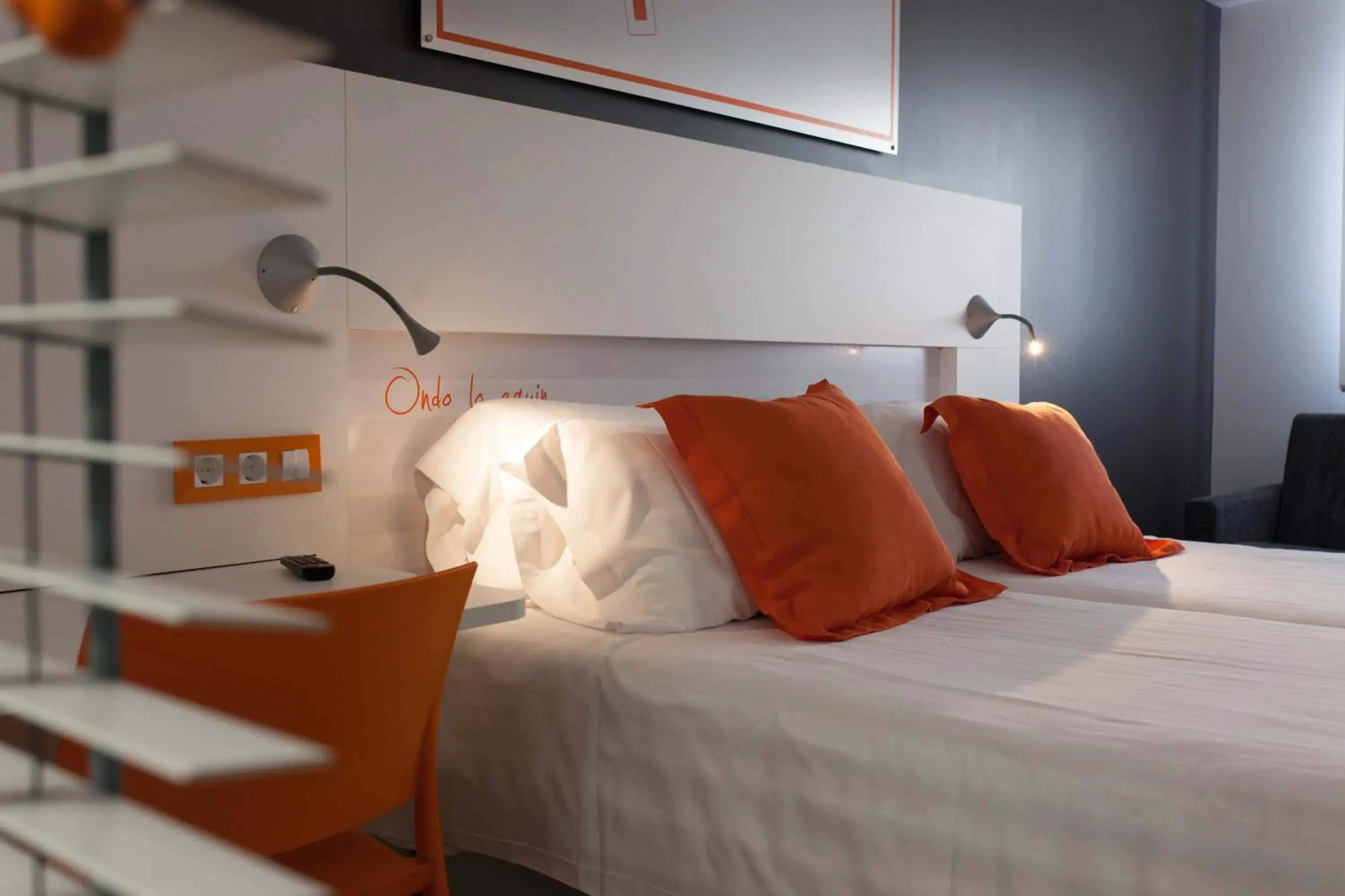 Bedroom, Bed in Hotel Bed4U Pamplona