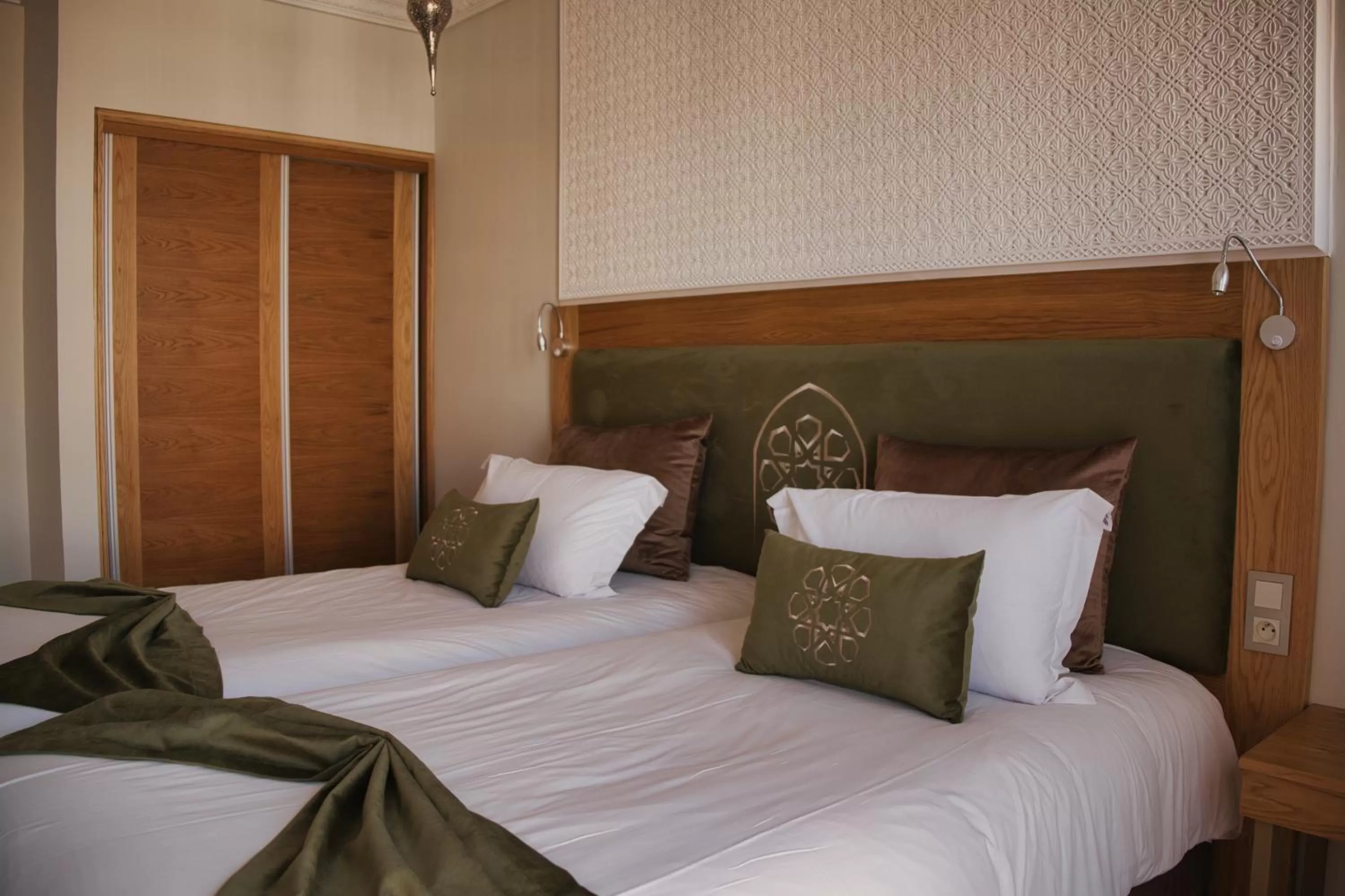 Bed in Diwane Hotel & Spa Marrakech