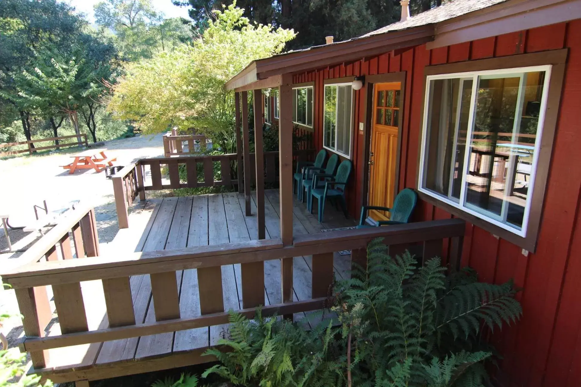 Patio in Fern River Resort