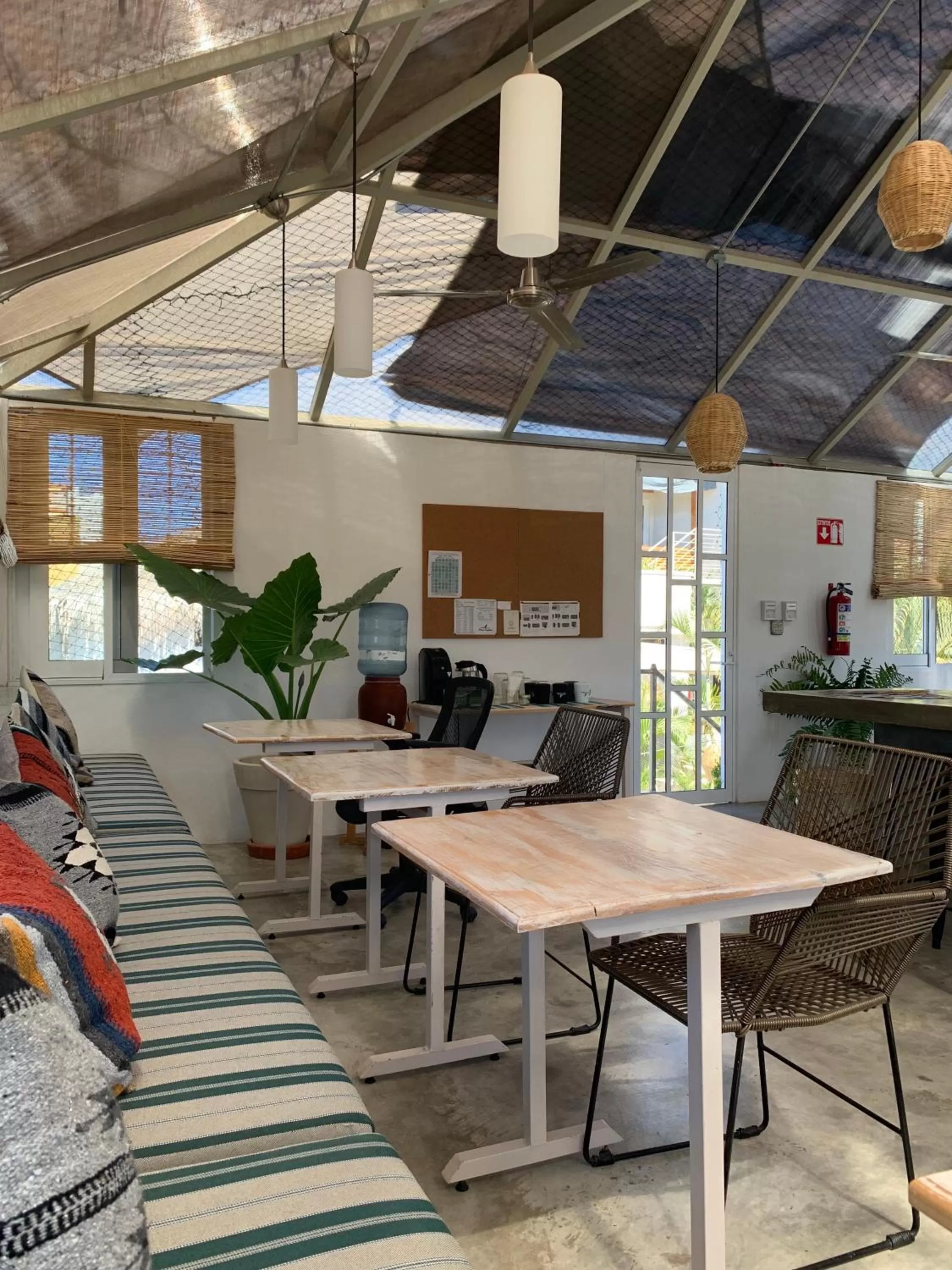 Seating area in Perro Surfero Hotel