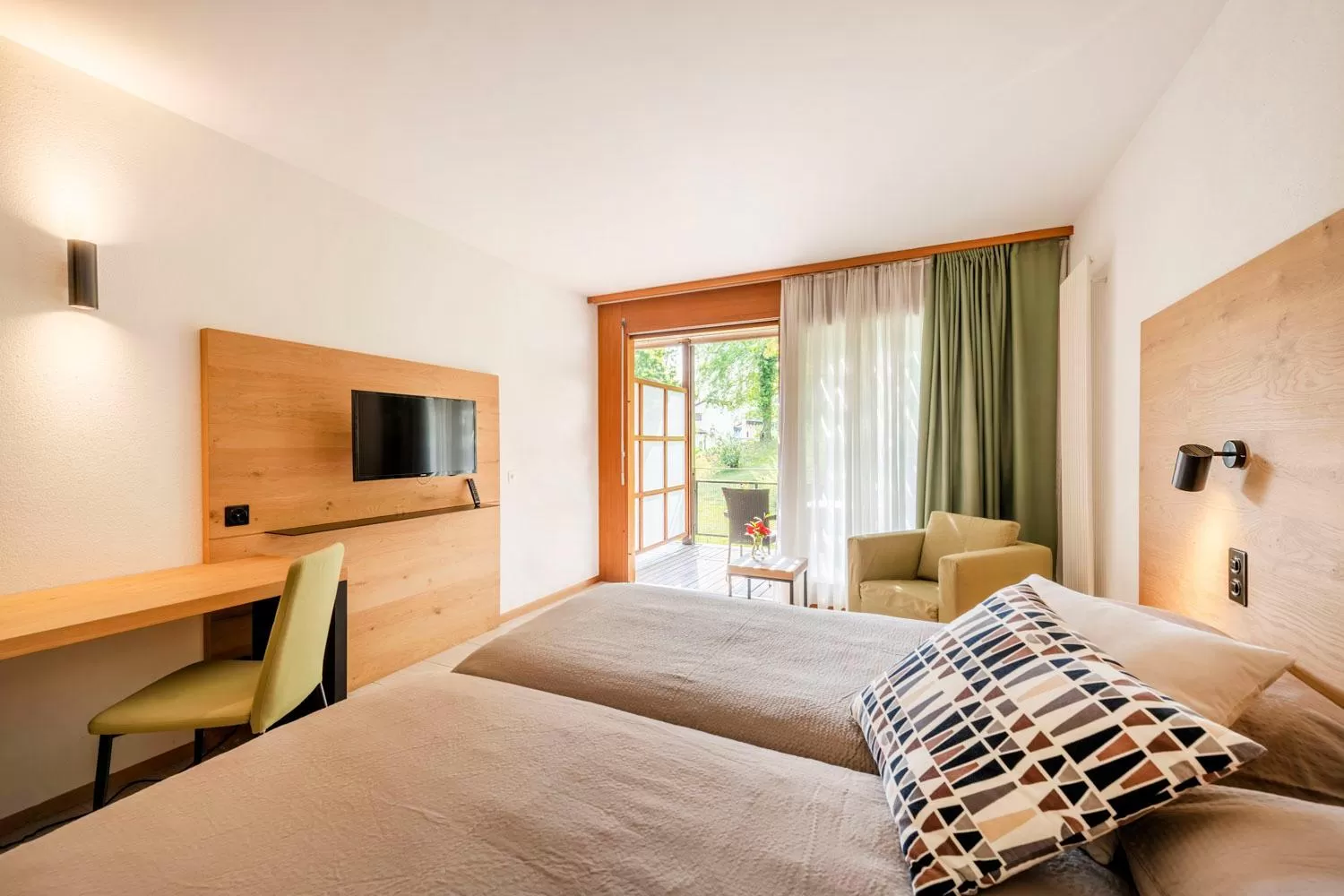 Photo of the whole room, Bed in I Grappoli