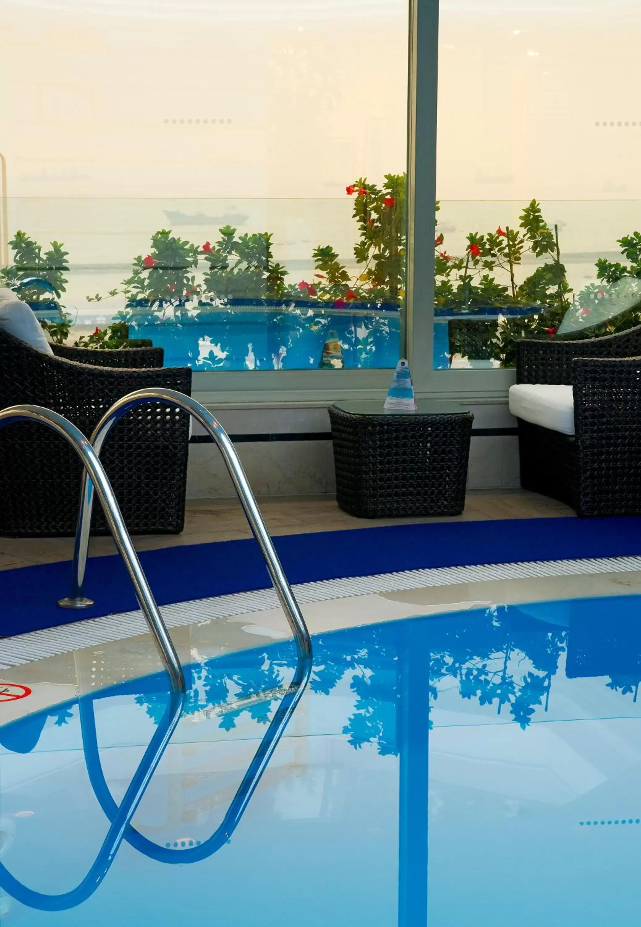 Decorative detail, Swimming Pool in Radisson Hotel President Old Town Istanbul