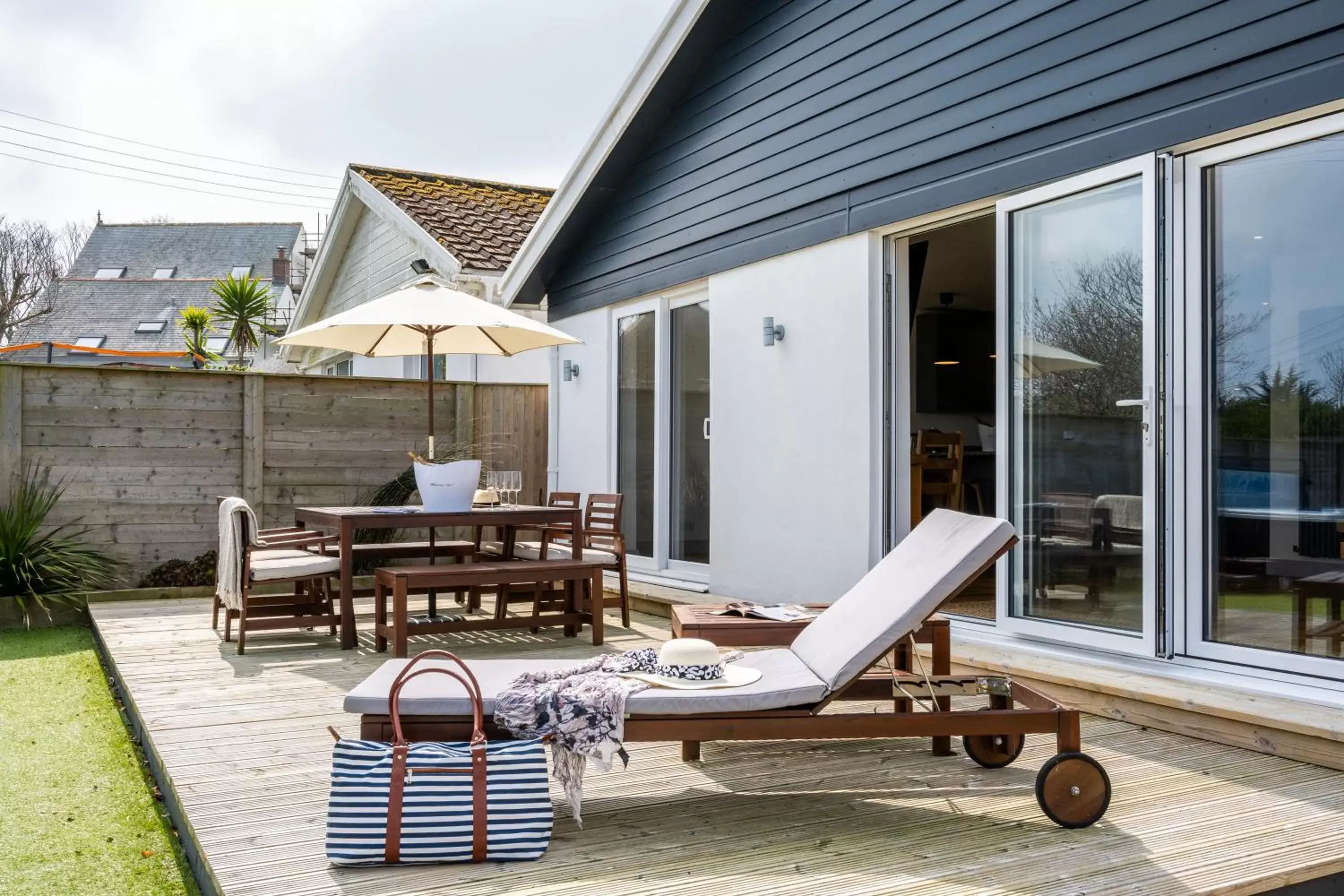 Patio in Carbis Bay and Spa Hotel