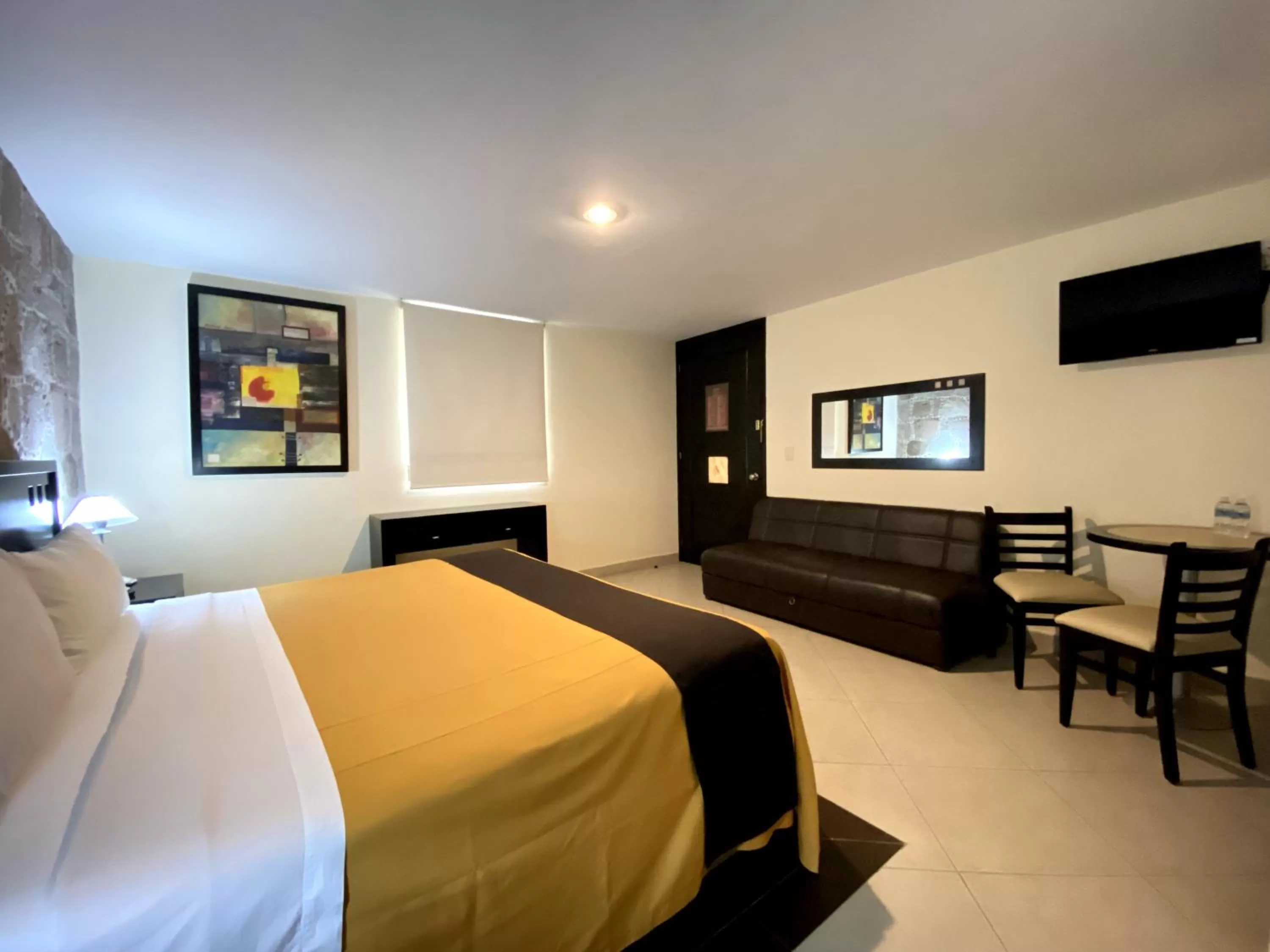 Bed in Hotel Escala Puebla Centro