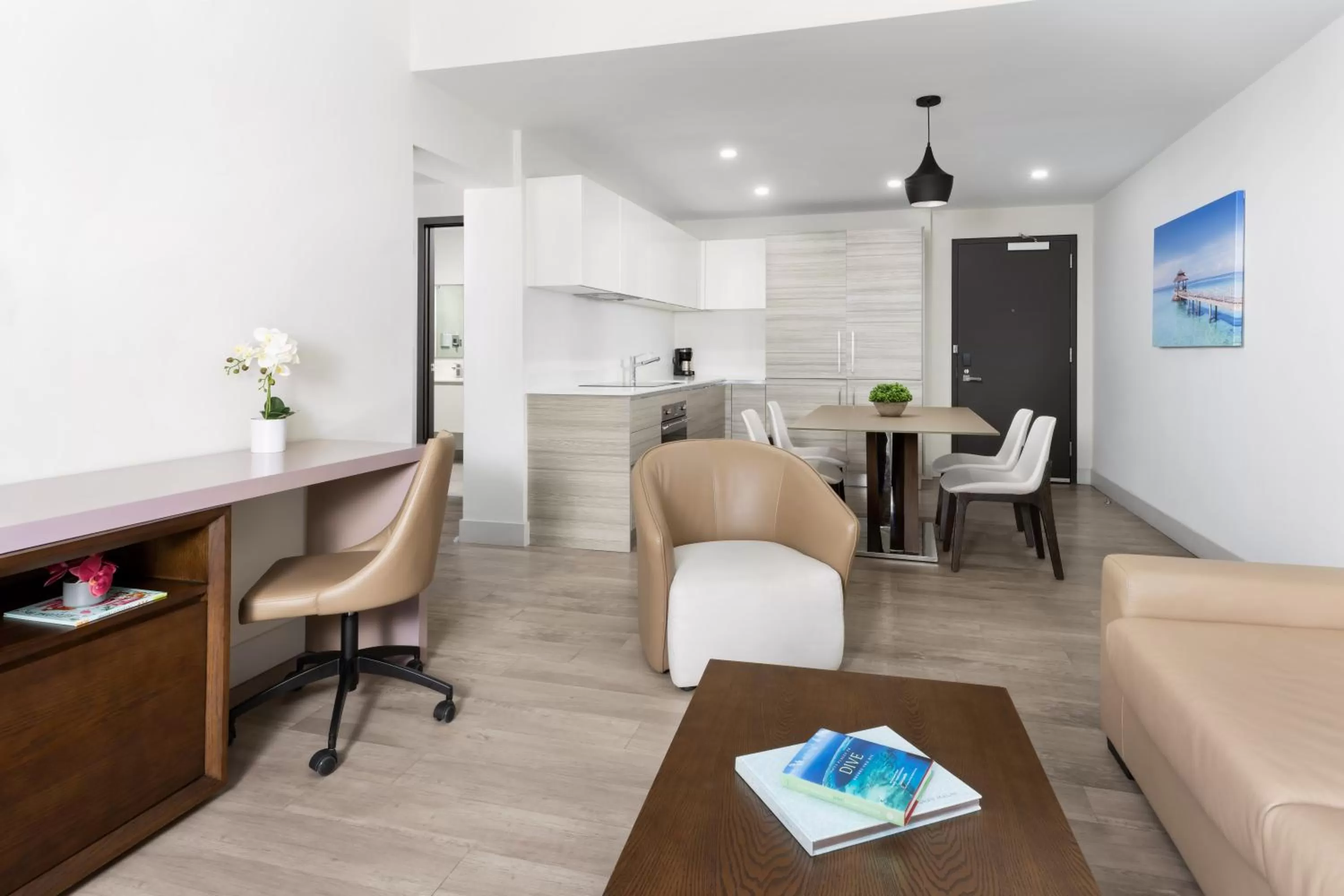 Living room in Costa Hollywood Beach Resort - An All Suite Hotel