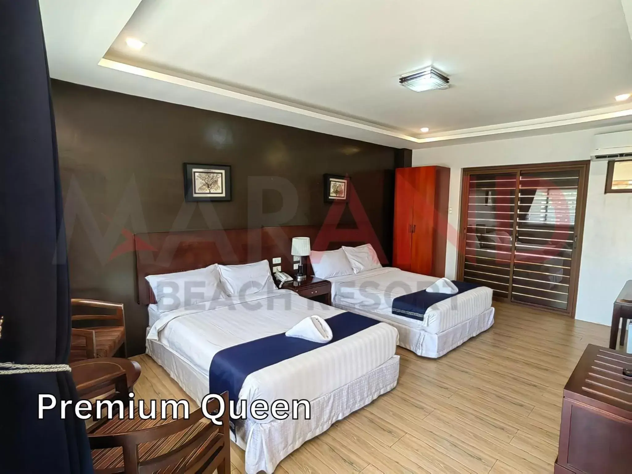 Bedroom, Bed in Marand Beach Resort Bedroom, Bed in Marand Beach Resort