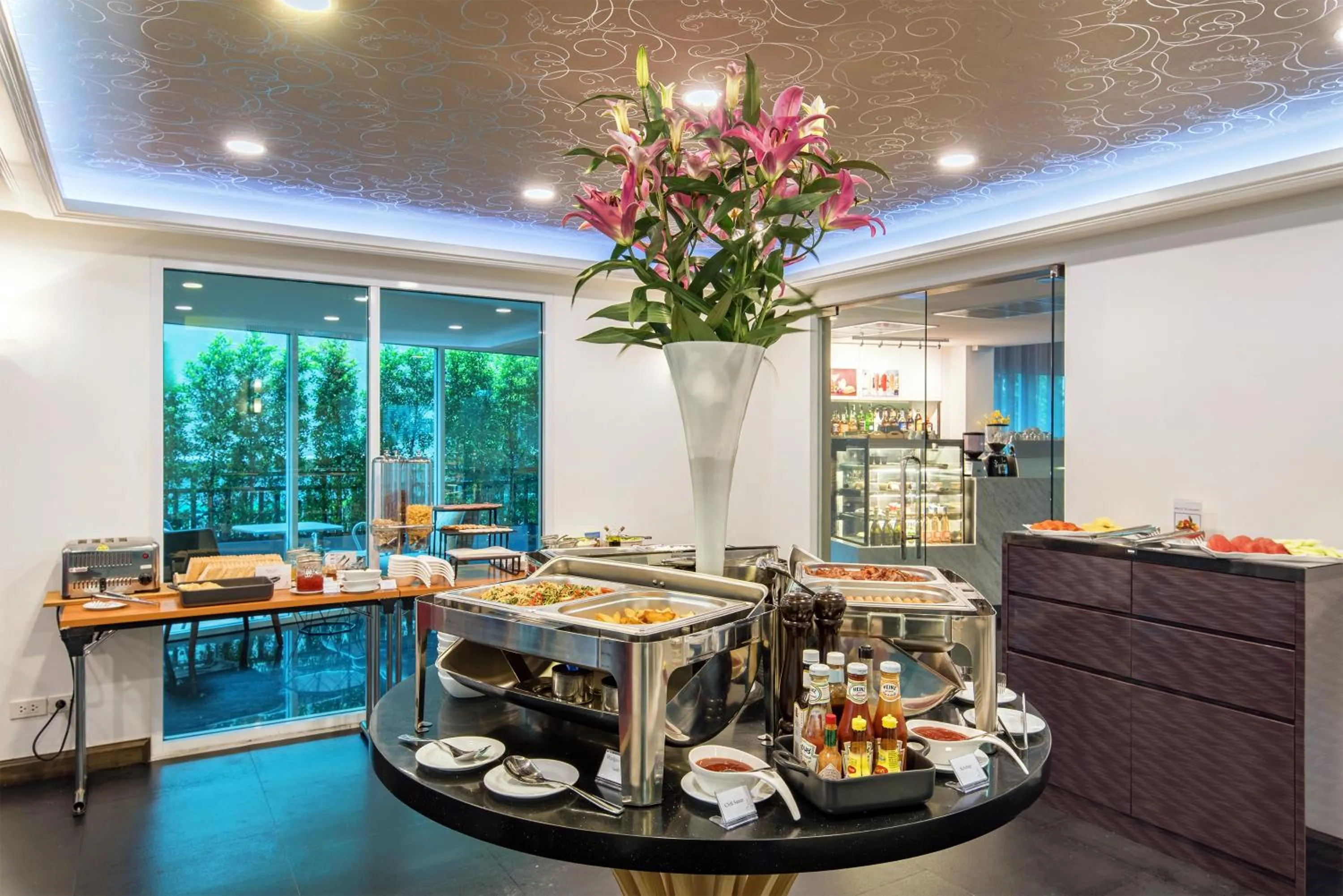 Buffet breakfast in Anajak Bangkok Hotel - SHA Plus
