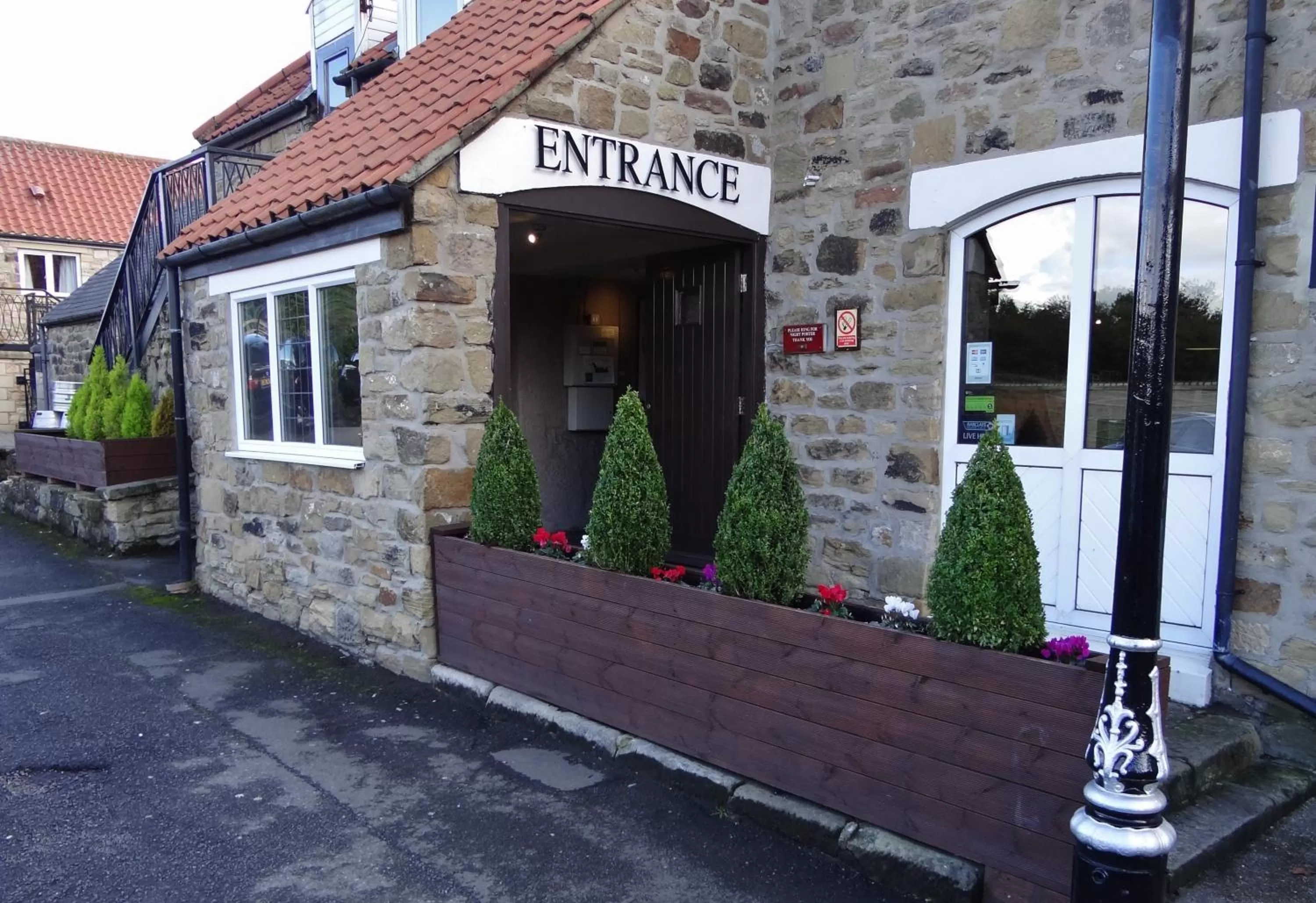 Facade/entrance in The Angel View Hotel