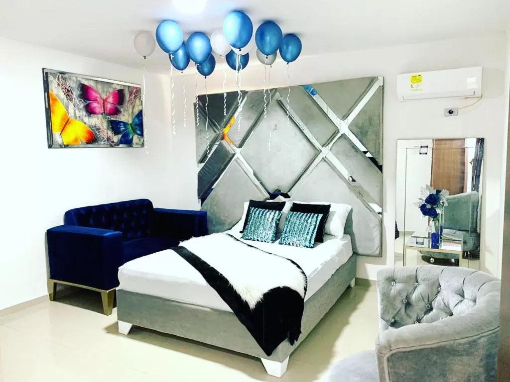 Bed in Hotel Platinum Barranquilla