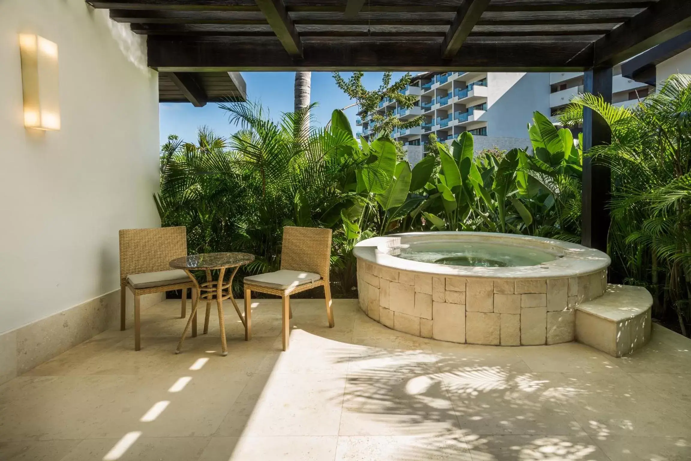 Patio in Dreams Playa Mujeres Golf & Spa Resort - All Inclusive